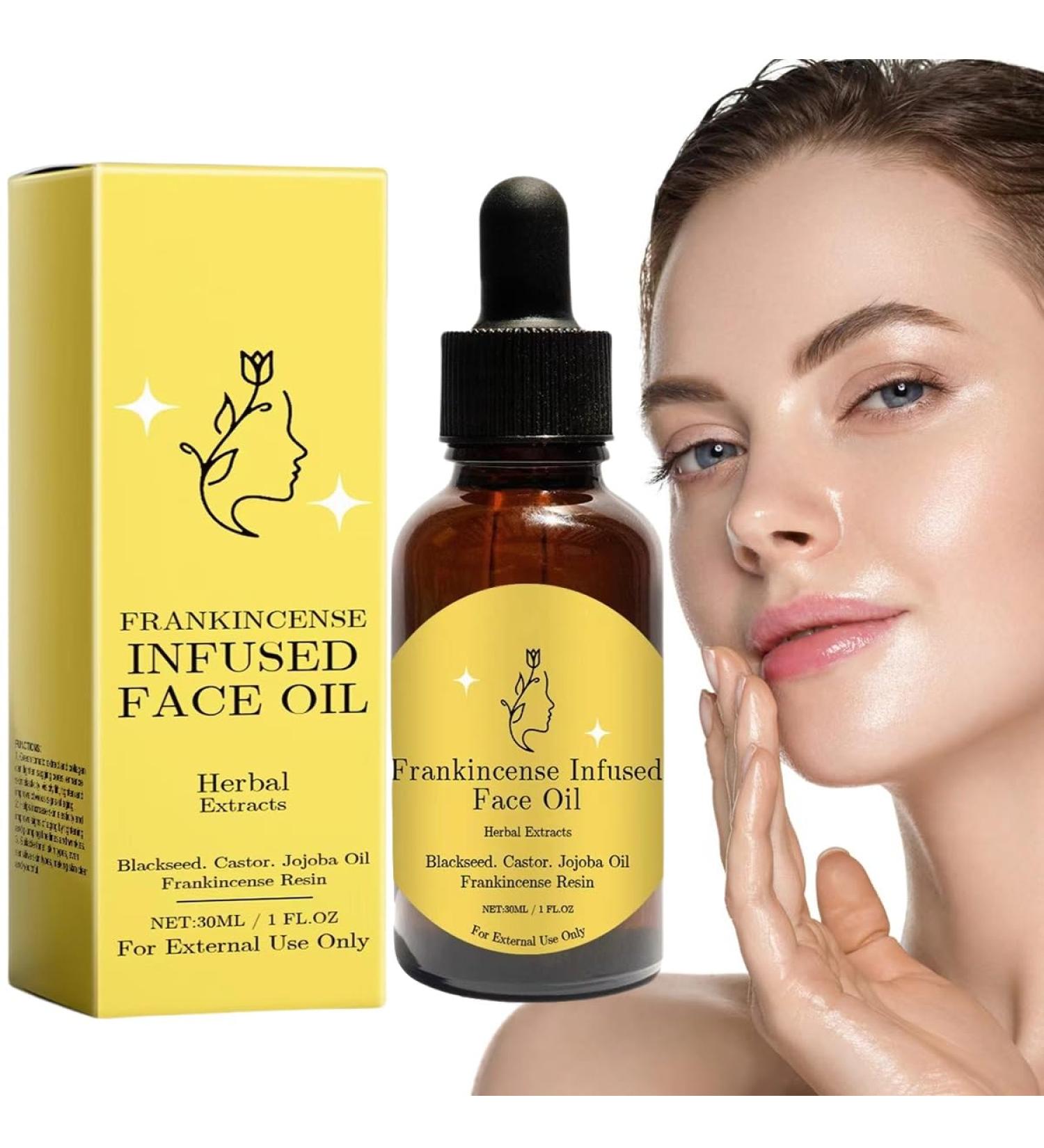 Frankincense Resin Infused Oil for Face Frankincense Resin Infused Organic Black Seed Organic Black Seed Castor & Jojoba Oils Cold Pressed Serum Anti-Aging & Wrinkle Hydrates Skin(1pc) - Buy Online on GoSupps.com