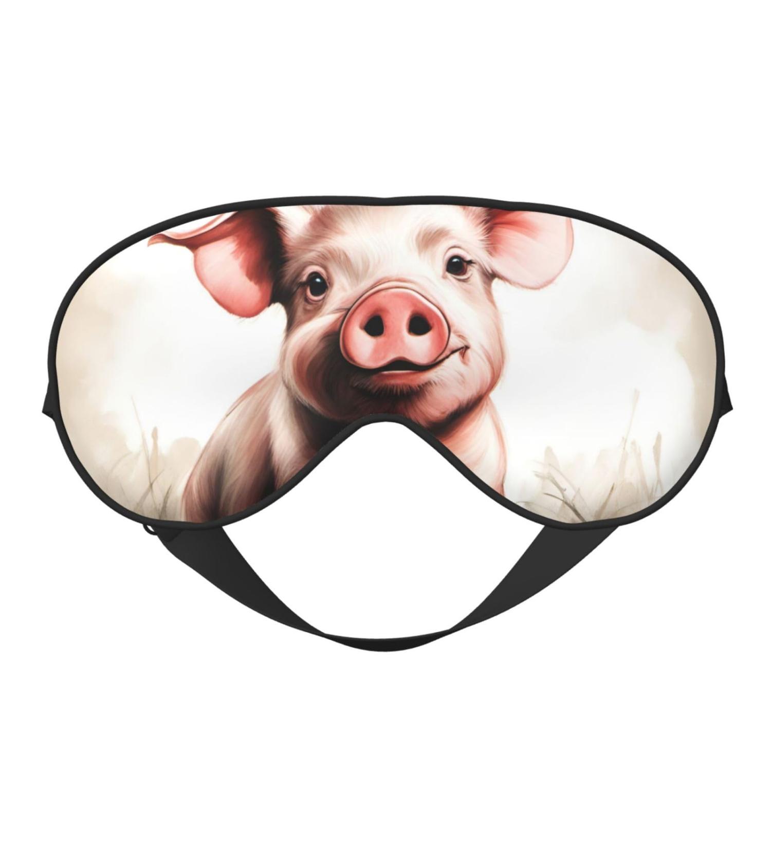Naughty Pigs Baby 1 Sleep Mask | Adjustable Breathable & Fashionable Eye Mask for Comfortable Sleep - International Shipping - Buy Online on GoSupps.com