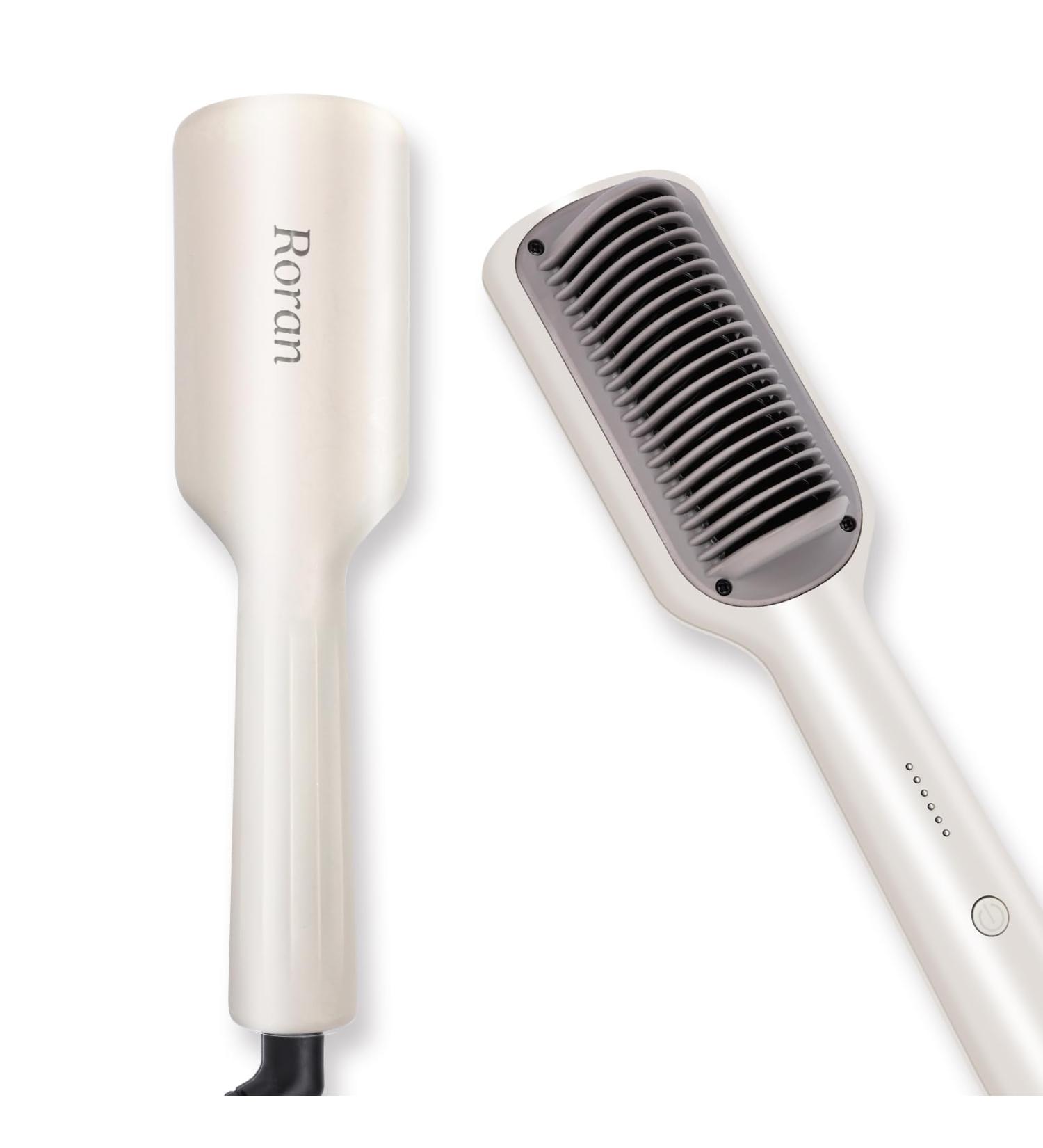 Hair Straightener Brush - 2 in 1 Anti-Scald Comb | Fast Heating Ceramic Flat Iron for Smoothing & Styling Women s Hair - Buy Online on GoSupps.com