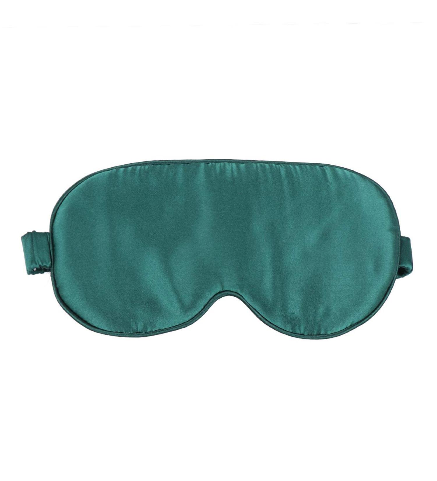 Milisten Friends Green Silk Eye Mask Blindfold for Night Sleeping and Travel - Elastic Strap, Men, Women, Students - Sleep Mask - Buy Online on GoSupps.com