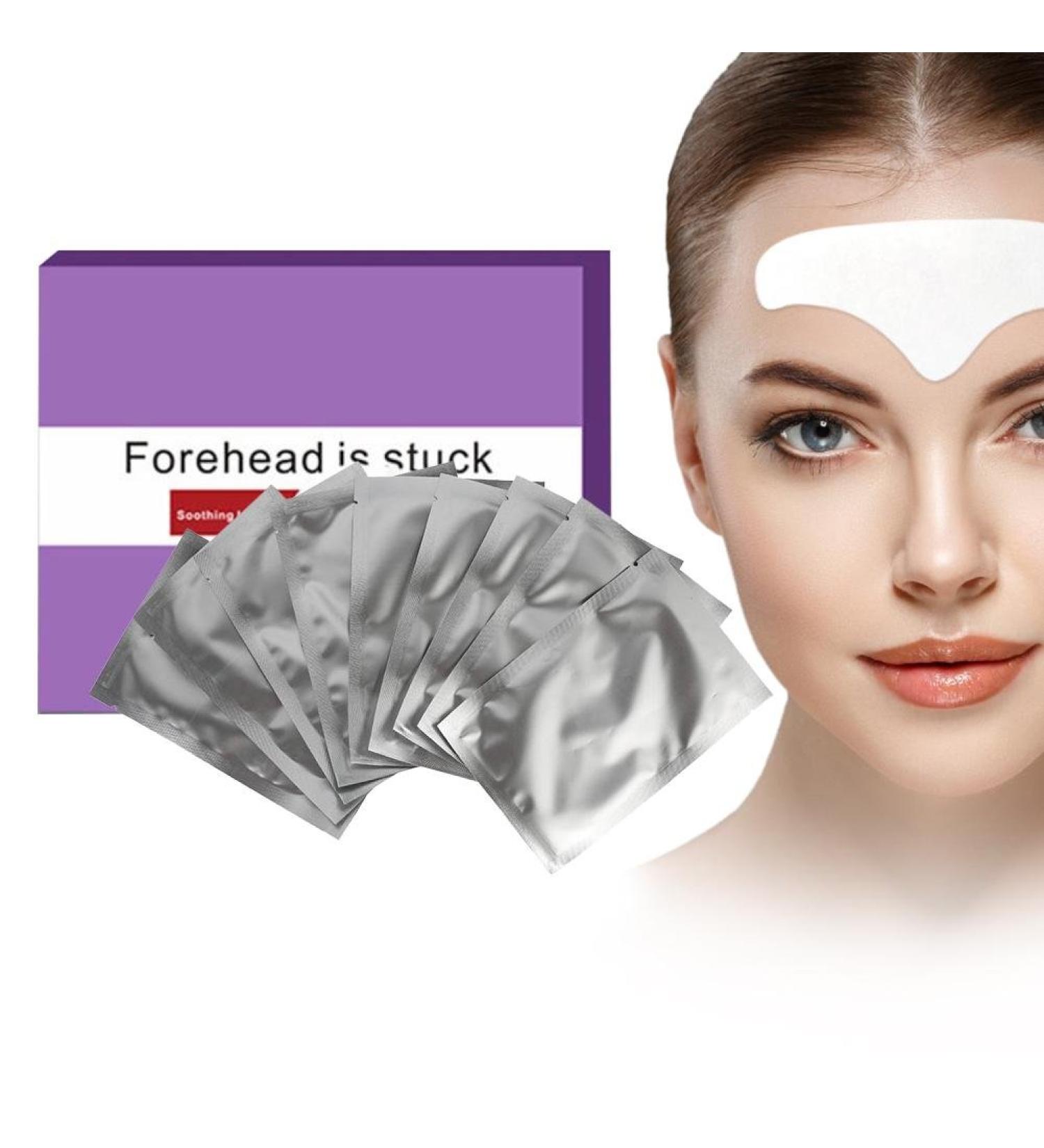10 Pieces Forehead Anti-Wrinkle Pads | Skin Moisturizing Repair Stickers for Youthful Skin - Buy Online on GoSupps.com
