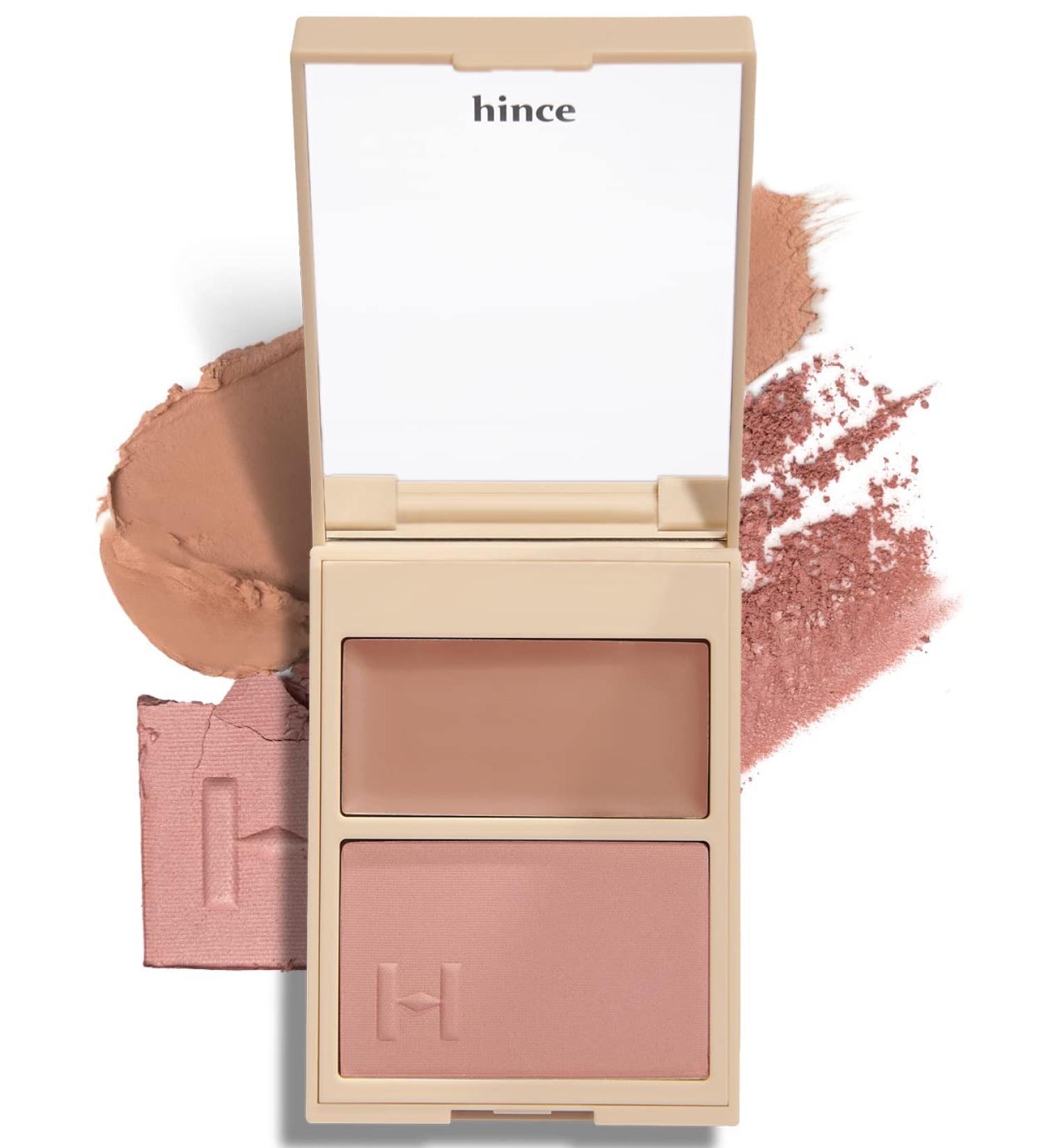 HINCE True Dimension Layering Cheek L001 - Cream & Pressed Powder, Silky Seamless Long Lasting Blush in Muted Beige & Elegant Rose Beige - Buy Online on GoSupps.com
