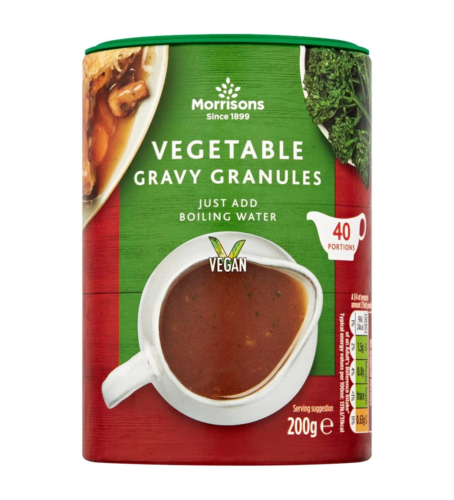 Morrisons Vegetable Gravy Granules 200 g x 12