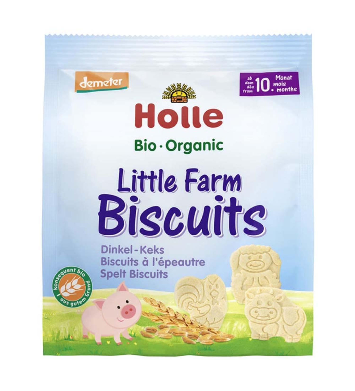 Holle Holle Babyfood Little Farm Spelt Biscuits 100g