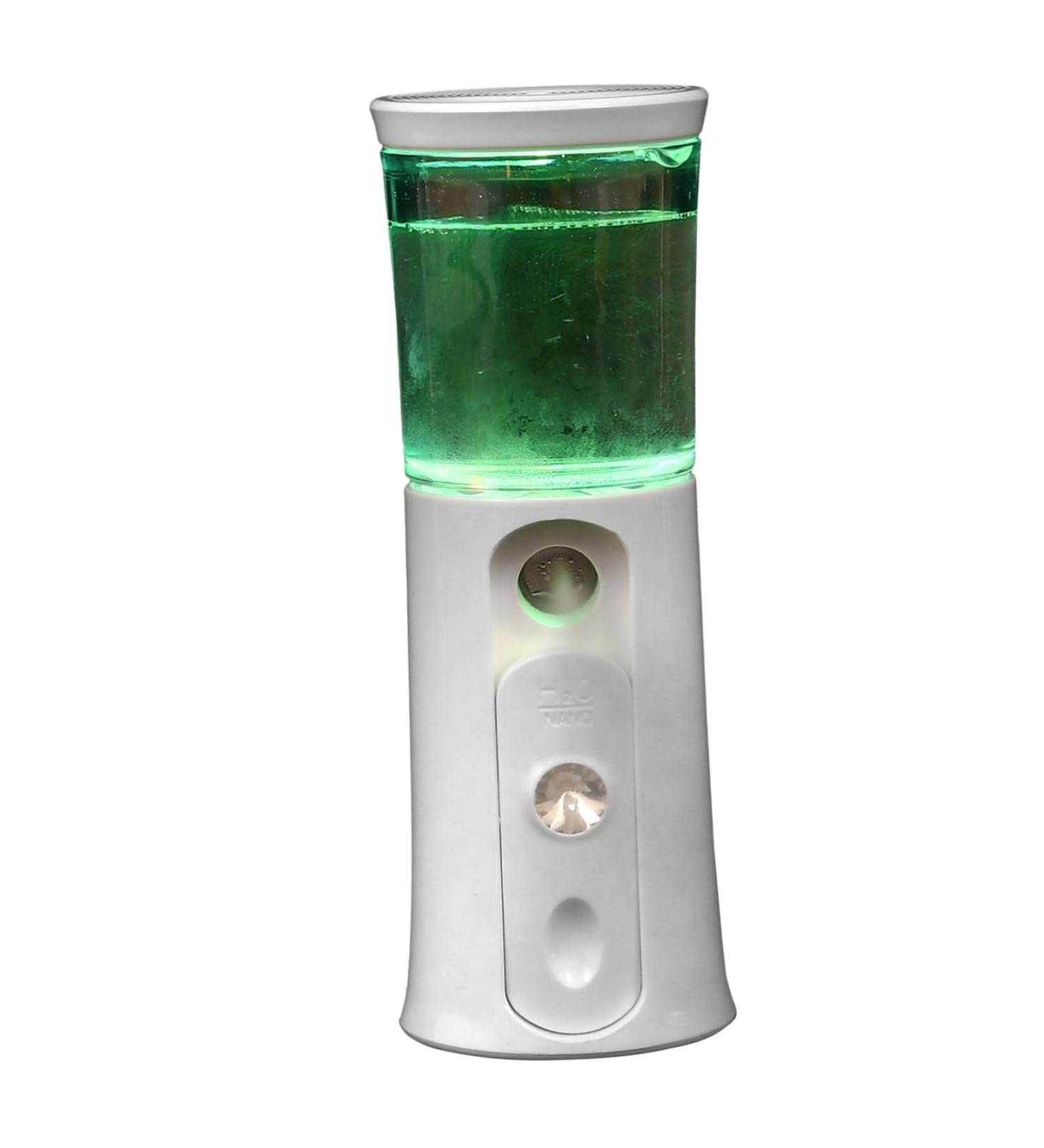 DRESSOOS 1 Set Hydrating Instrument Portable Face Steamer Hydrating Mister Facial Mister Handheld Abs White 12X4.5X4.3cm - Buy Online on GoSupps.com