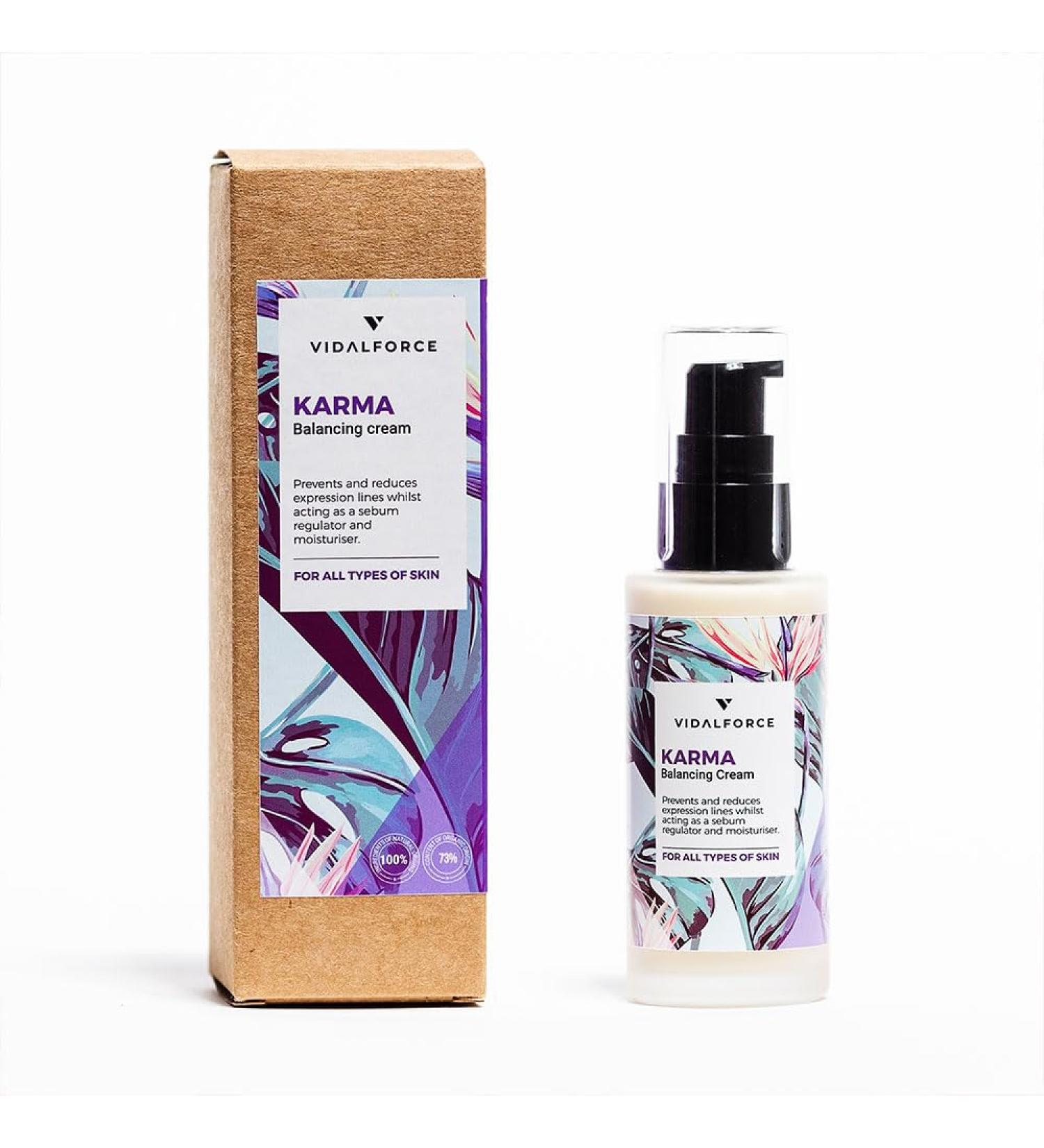 KARMA. Cr me hydratante visage des femmes I Peau Mixte ou Grasse I avec 18 ingr dients actifs Naturels. Vitamine C Pure Acide Hyaluronique V g tal ou Arbre Th . Texture super l g re - Buy Online on GoSupps.com