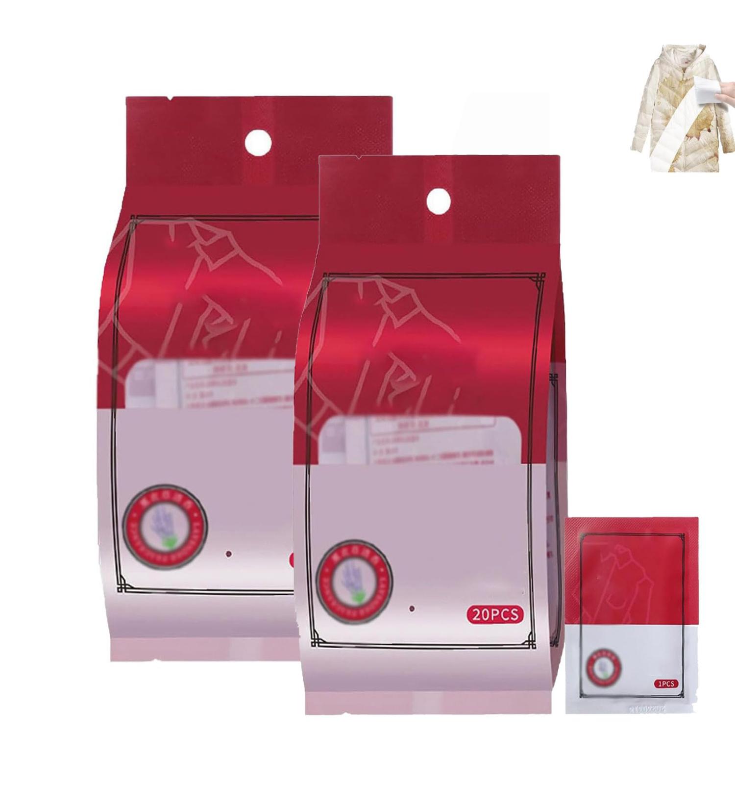 Stain Removal Wet Wipes Clothing Stain Removal Wet Wipes 20pcs Clothes Stain Removal Wipes Oil Stain Removal For Clothes (2pcs) - Buy Online on GoSupps.com