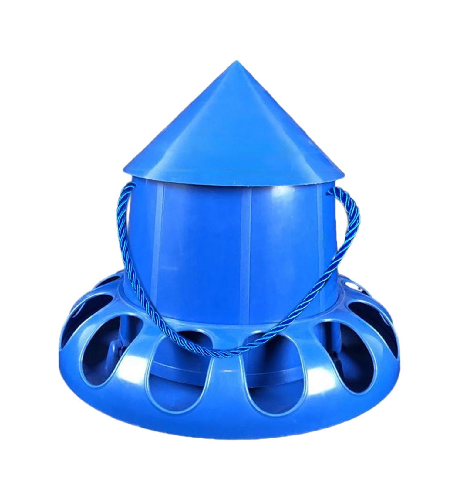 IEUDNS Chicken Feeder Portable Large Capacity Farm Automatic Bird Feeding Bucket Pigeon Feeder for Budgie Hen Quail Pigeon Geese - Buy Online on GoSupps.com
