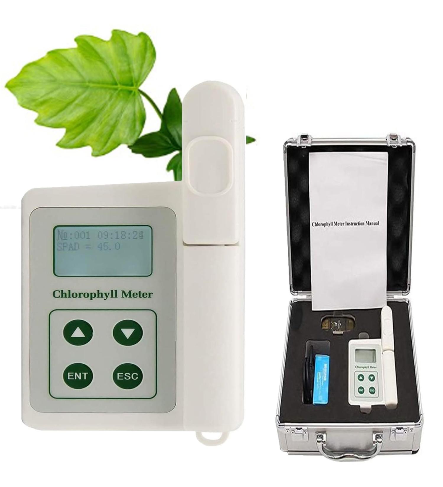Portable Chlorophyll Meter Machine Hand-held Chlorophyll Analyzer Chlorophyll Meterminimum Measurement Interval is Less Than 5 Seconds for Testing Plant Chlorophyll - Buy Online on GoSupps.com