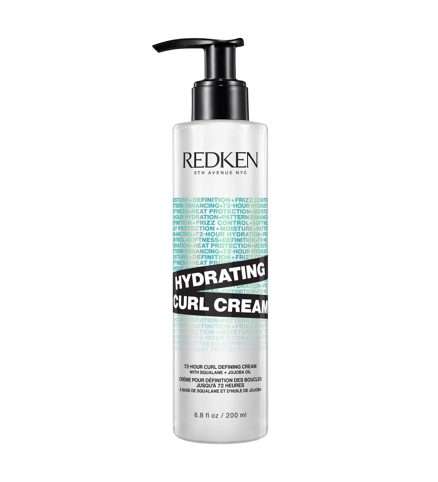 REDKEN Hydrating Curl Cream - 72-Hour Curl Definition & Heat Protection - Squalane & Jojoba Oil - Silicone-Free for Curly & Coily Hair - Buy Online on GoSupps.com