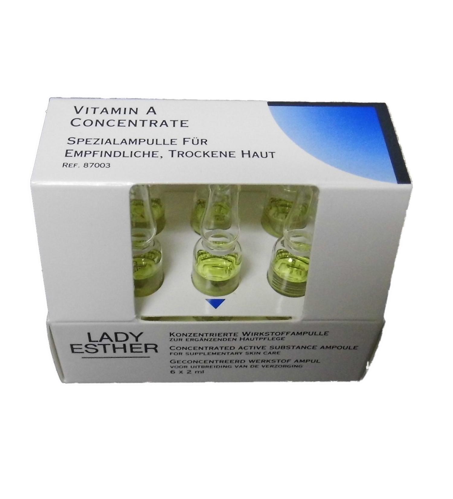 Lady Esther Cosmetic Ampoules Vitamin A Concentrate 12 ml