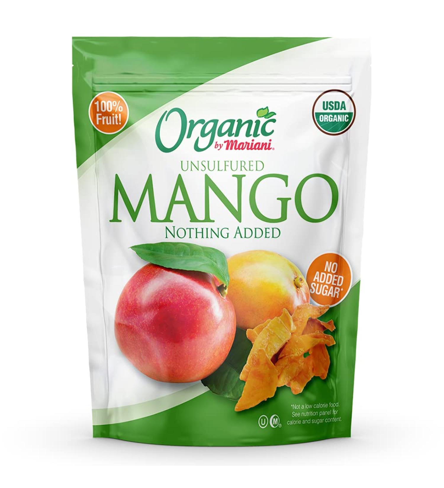 Organic Unsulfured Dried Mango - Mariani 4 oz (113 g) | Healthy Snack - Buy Online on GoSupps.com