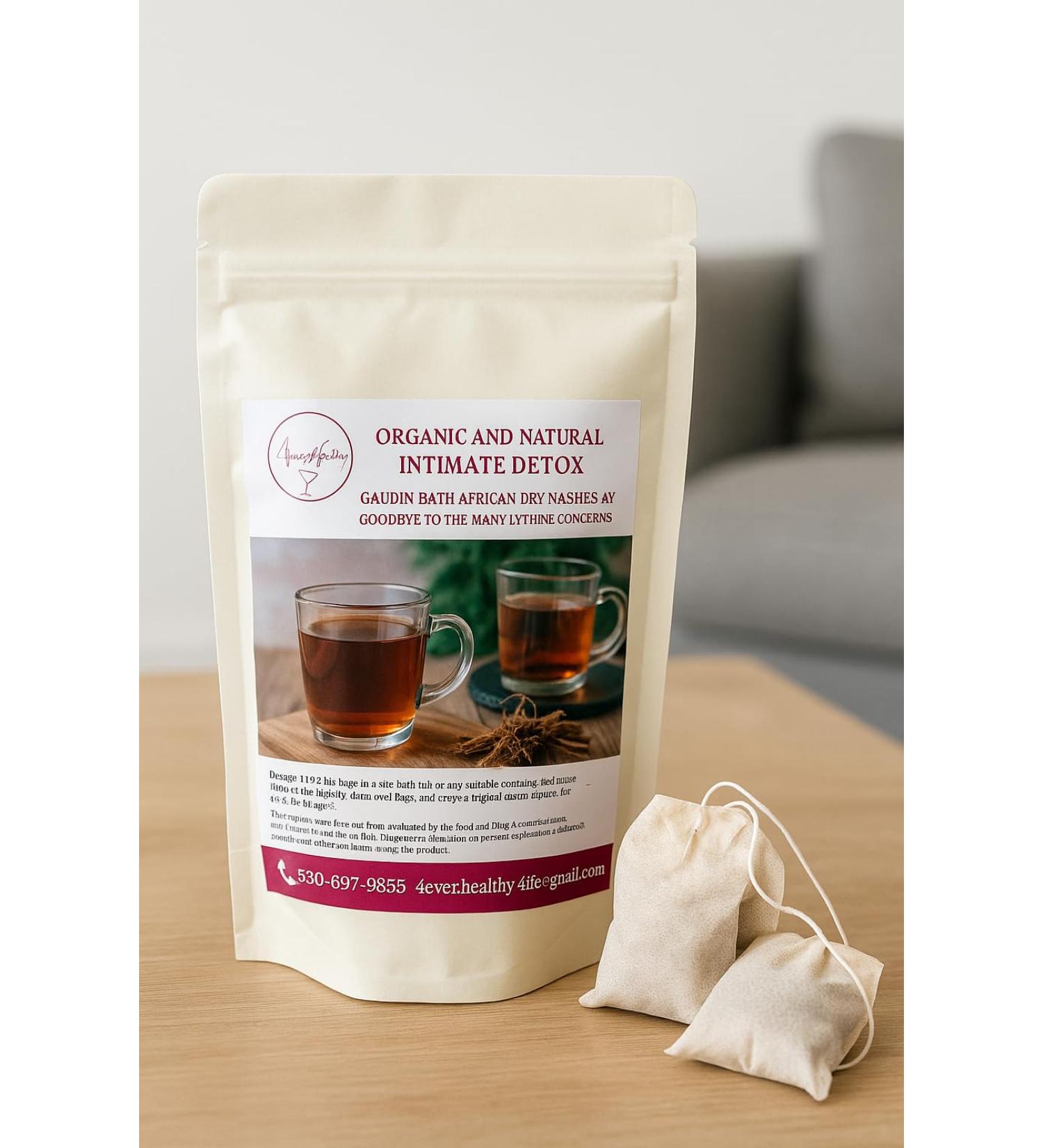 Organic and Intimate Detox |100% Natural Feminine Care Inspired by African Roots | Fights Odor Itching & Irritations | | Supports Urinary & Vaginal Health | Postpartum Recovery Essential |