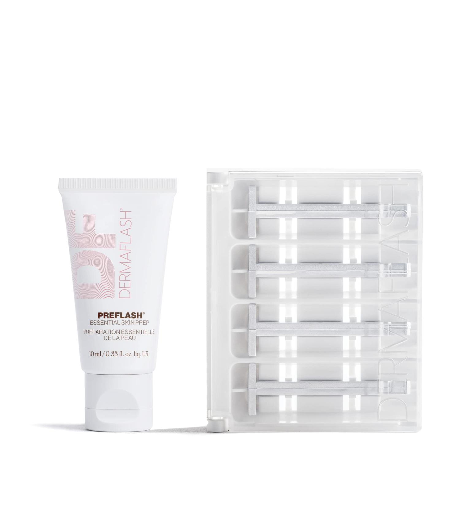 DERMAFLASH Essentials Dermaplaning Replenishment Kit - 4 Week Luxe Supply for Women - Buy Online on GoSupps.com