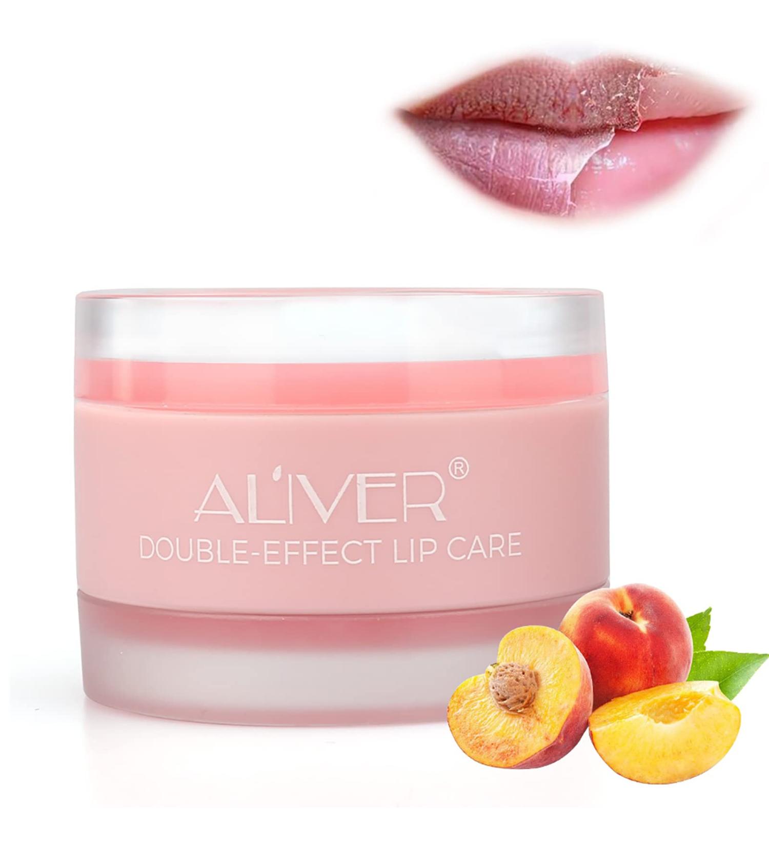 Moulis Peach 2-in-1 Lip Scrub & Sleeping Mask - Overnight Moisturizing Treatment for Repairing Dry & Chapped Lips - Buy Online on GoSupps.com