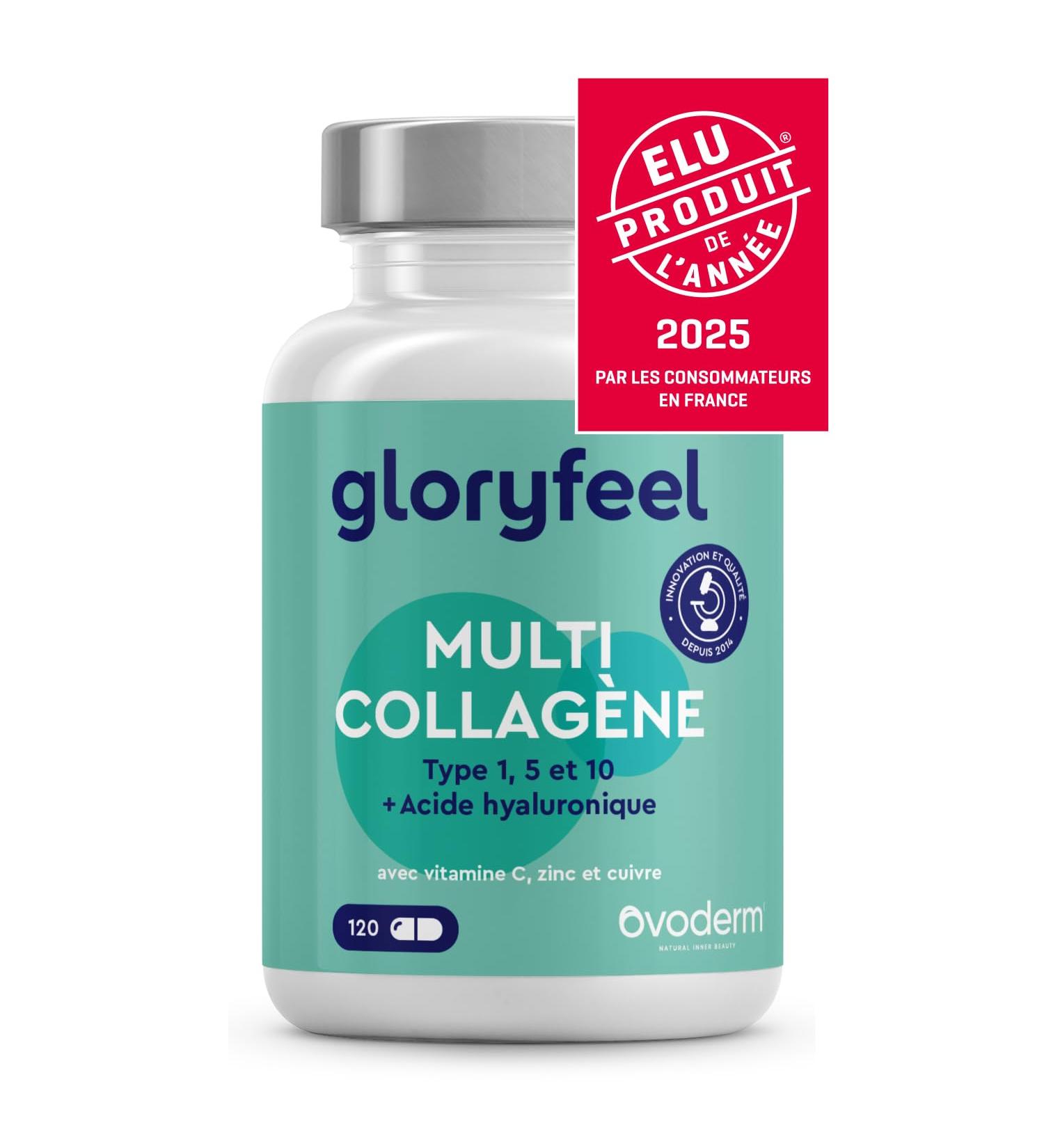 Pure Vegetarian Collagen + Hyaluronic Acid Zinc Vitamin C and Copper (120 Capsules) Highly Dosed Collagen Complex Supports Skin Nails and Hair* No Additives - Buy Online on GoSupps.com