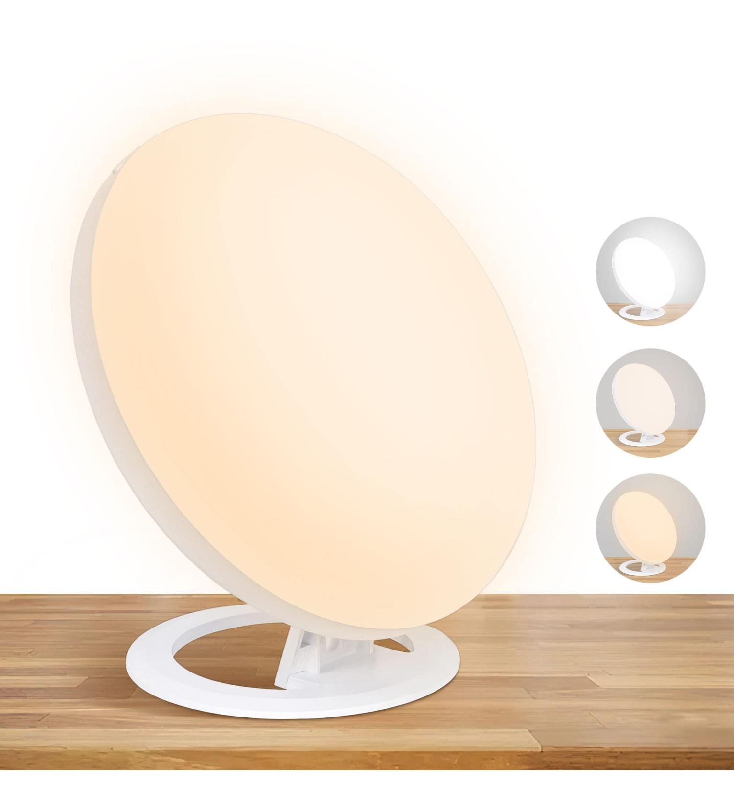 UV-Free Light Therapy Lamp | 10000-38600 Lux LED Daylight Sun Lamp | 3 Color Temperature Options | 10 Brightness Levels | 75 Rotatable Stand | Ideal for Rainy Season | Orange - Buy Online on GoSupps.com
