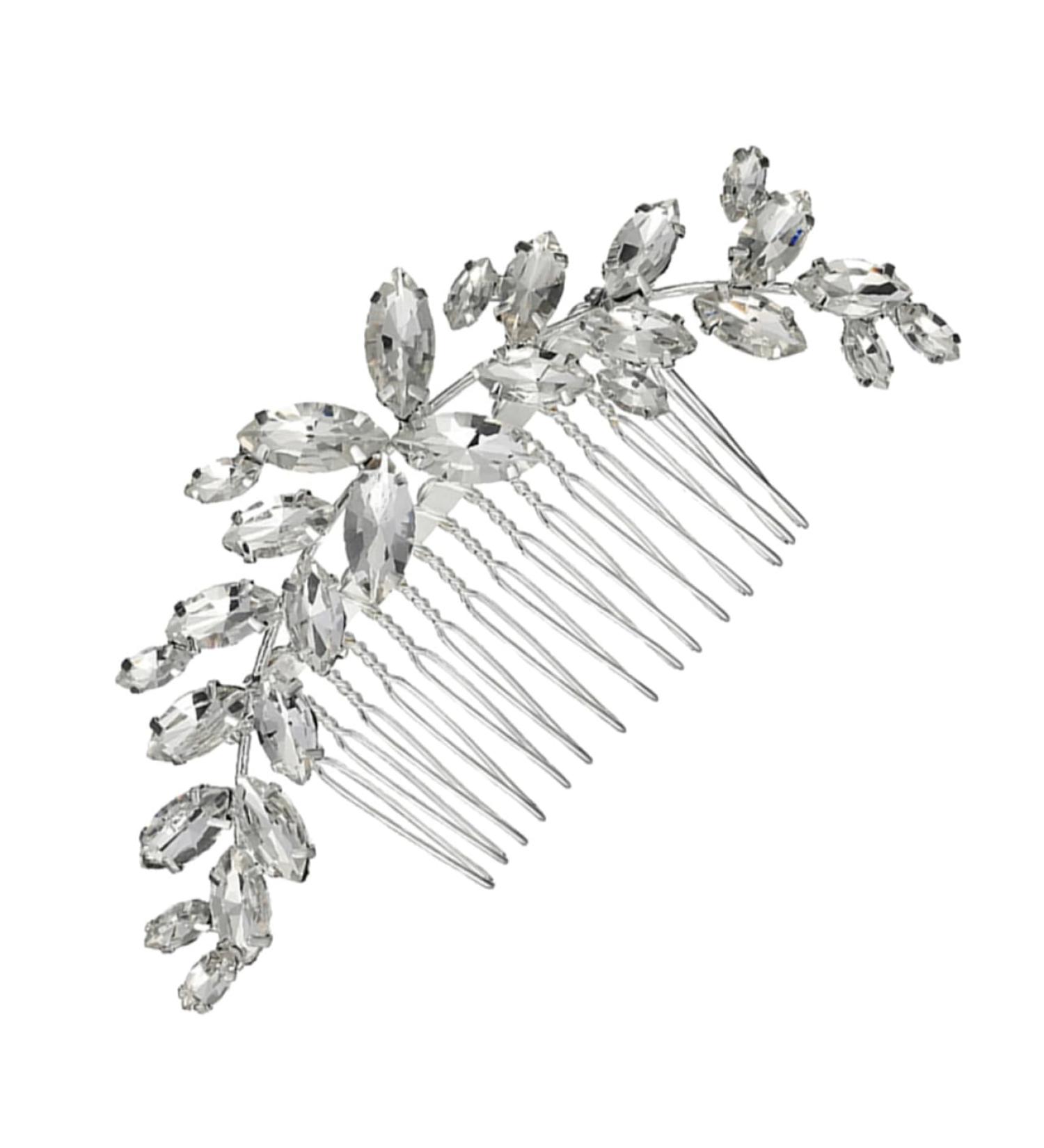 Ipetboom 1pc Bridal Comb Hair Claw Clips for Women Bat Hair Bow Hair Clip for Women Faux Buns Hairpins Hair for Crystal Hair Small Soap Tiara Banquet Alloy Rhinestones Accessories - Buy Online on GoSupps.com