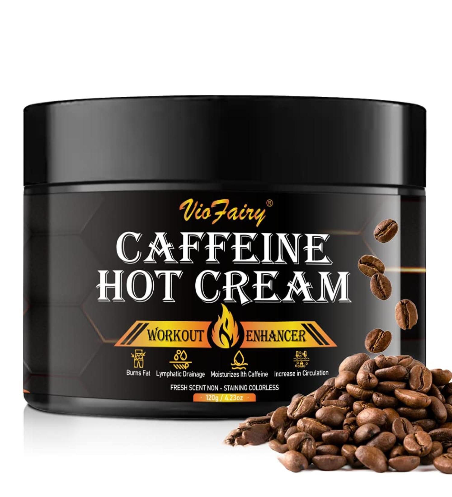 Caffeine Anti-Cellulite Hot Cream - Body Sculpting & Firming Slimming Cream for Men & Women - Buy Online on GoSupps.com