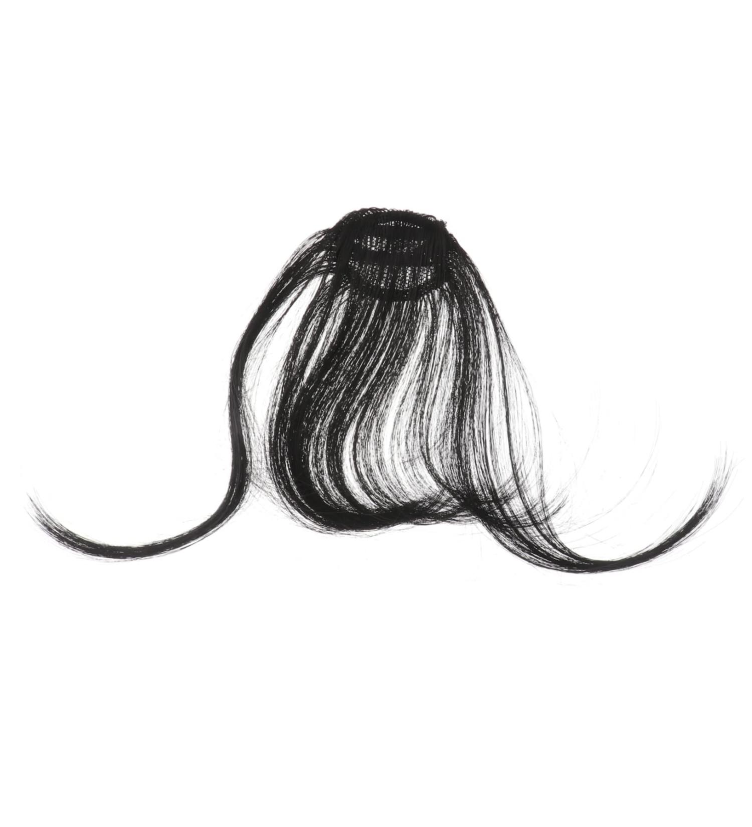 minkissy Piece Black Bangs Clip in Human Hair Clip in Extensions Wispy Bangs Wig Hair Toppers for Women Real Human Hair Front Hair Bangs Hair Extensions Black Wig Curtain Real Person Miss medium Black - Buy Online on GoSupps.com