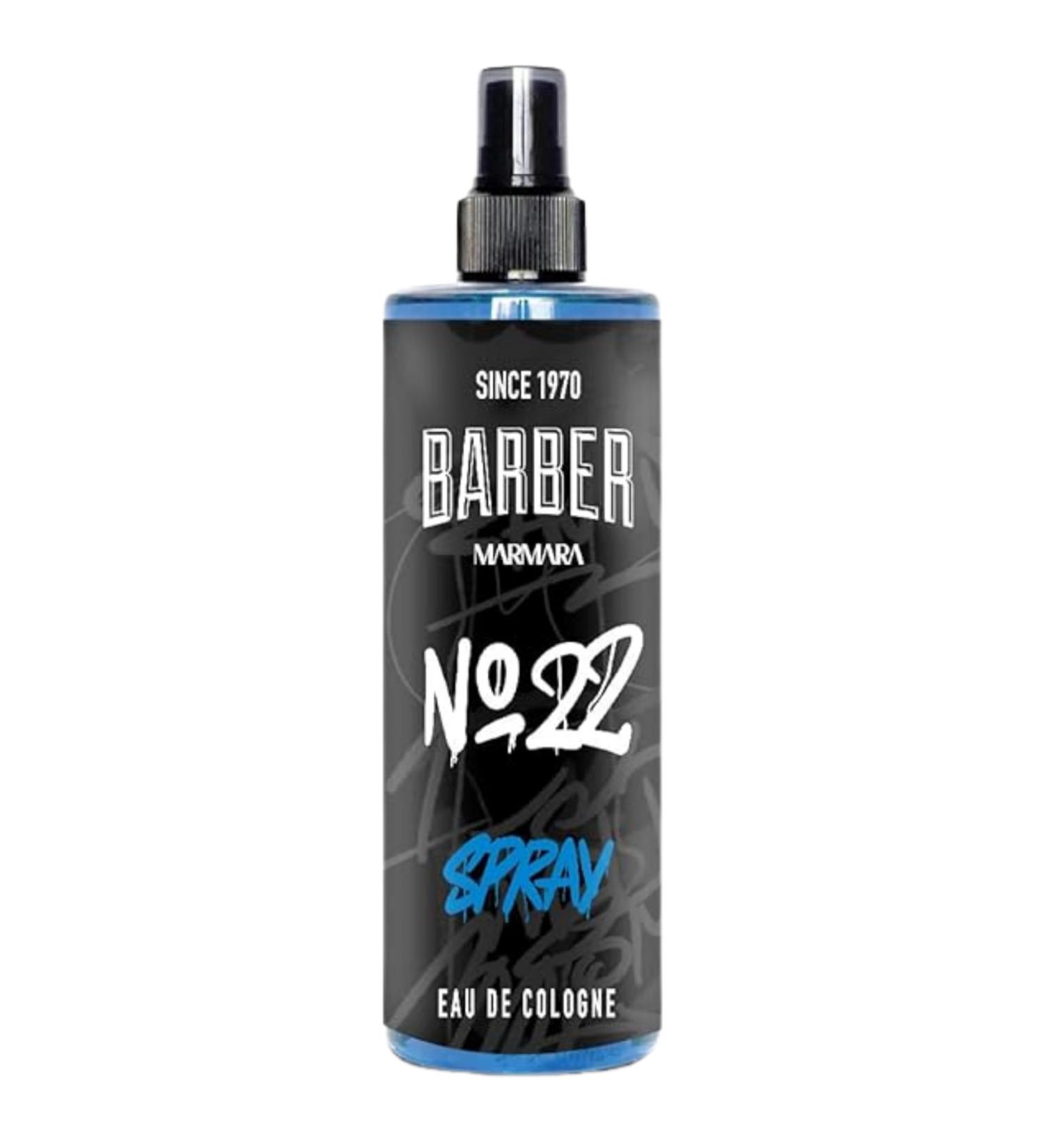 barber marmara Eau de Cologne Pump Spray Mens Graffiti After Shave Men's Fragrance Water Shaving Water Men Barber Men's Fragrances Body Spray Barbershop Travel Size (50 ml No22) 1.7 Fl Oz (Pack of 1) No22 - Buy Online on GoSupps.com