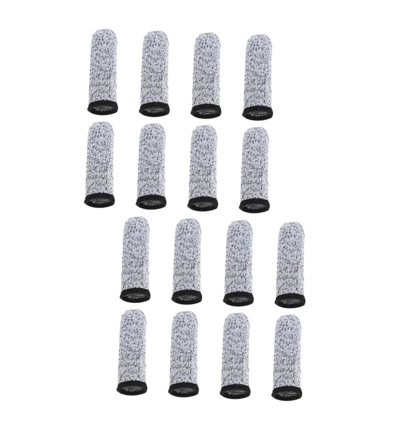 Healifty 8 Pairs Cut Resistant Gloves - Anti-Cut Finger & Thumb Protectors for Safe Cutting | Durable Shield & Impact Resistant Finger Guards - Ideal for Work & Crafts - Buy Online on GoSupps.com