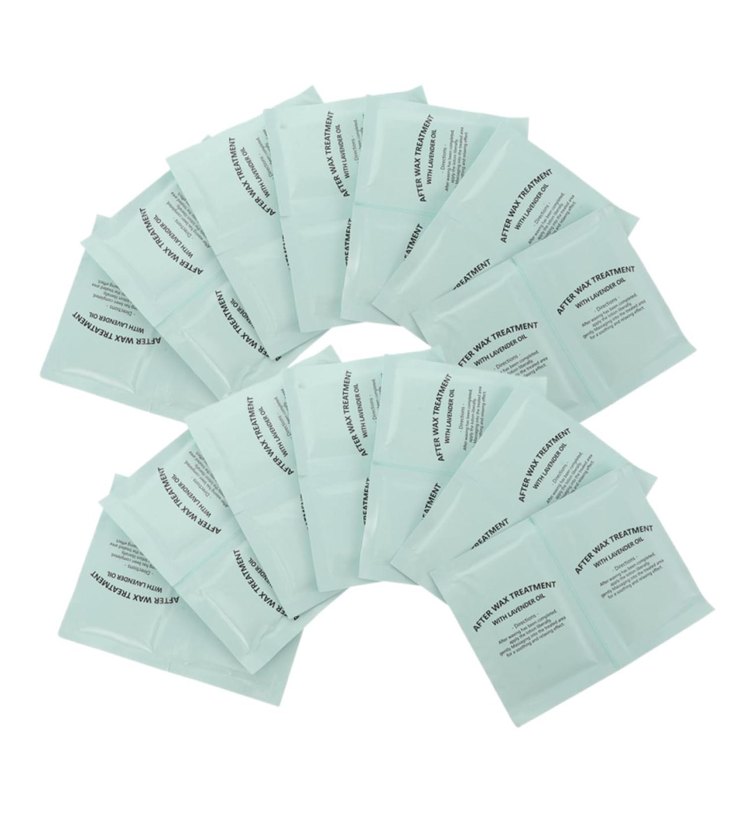 SHERCHPRY Lot de 30 Lingettes d'Huile Post- pilation Nettoyage Doux Dissolvant de Cire Usage Domestique et Professionnel Lingettes Apaisantes pour Peau Sensible - Buy Online on GoSupps.com