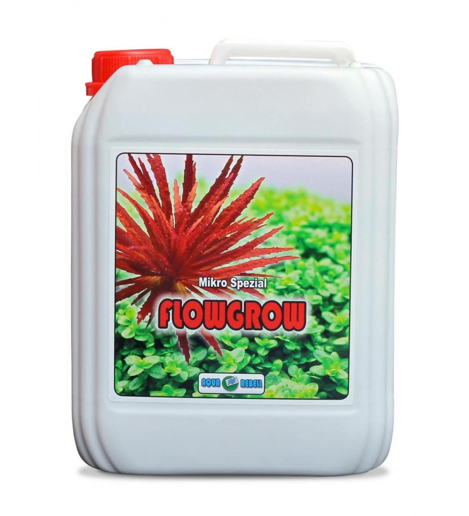 Aqua Rebell Mikro special Flowgrow fertilizer - 5 liter bottle - Optimal supply for your aquarium aquatic plants - Aquarium fertilizer especially for aquatic plants 5L