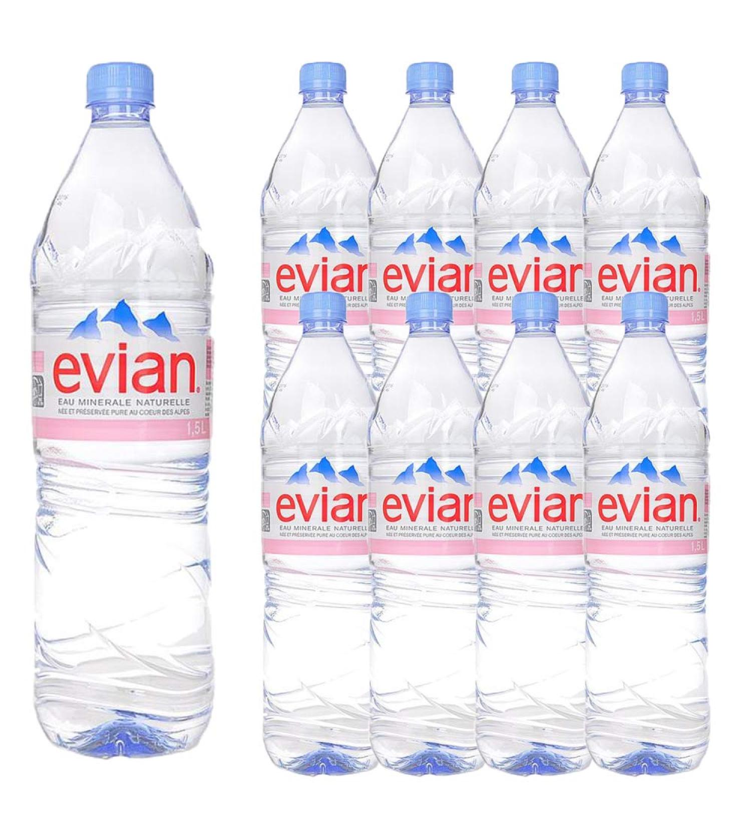 KRISP Pack of 9 x 1.5L bottles of natural mineral water