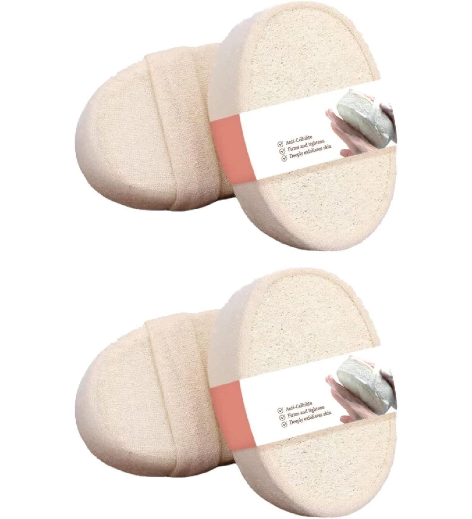 Soft Exfoliating Bath Sponge Set - Dead Skin Remover, Reusable (2pcs) - Buy Online on GoSupps.com