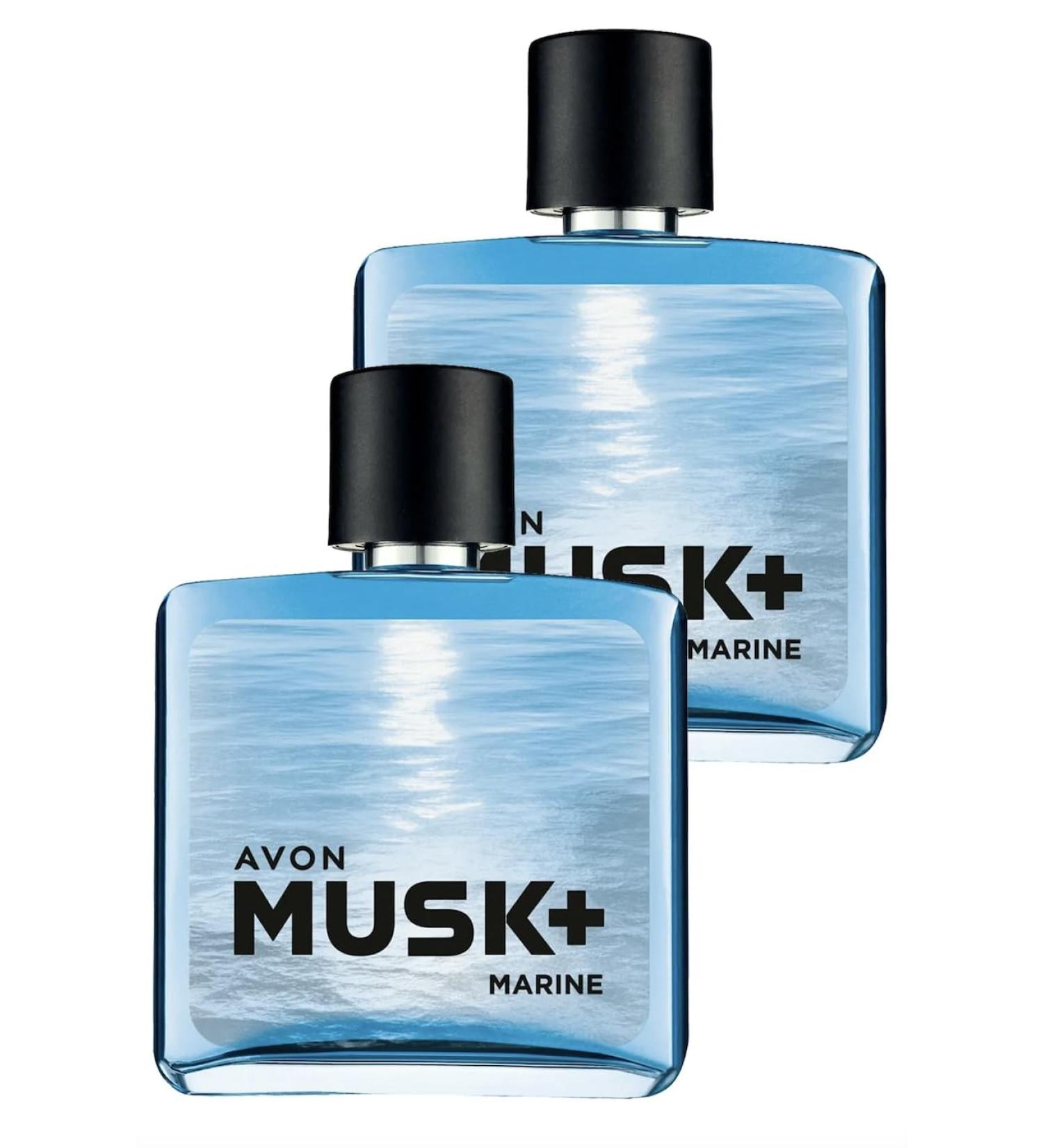 AVON Musk Marine Eau de Toilette PACK OF 2 - Buy Online on GoSupps.com