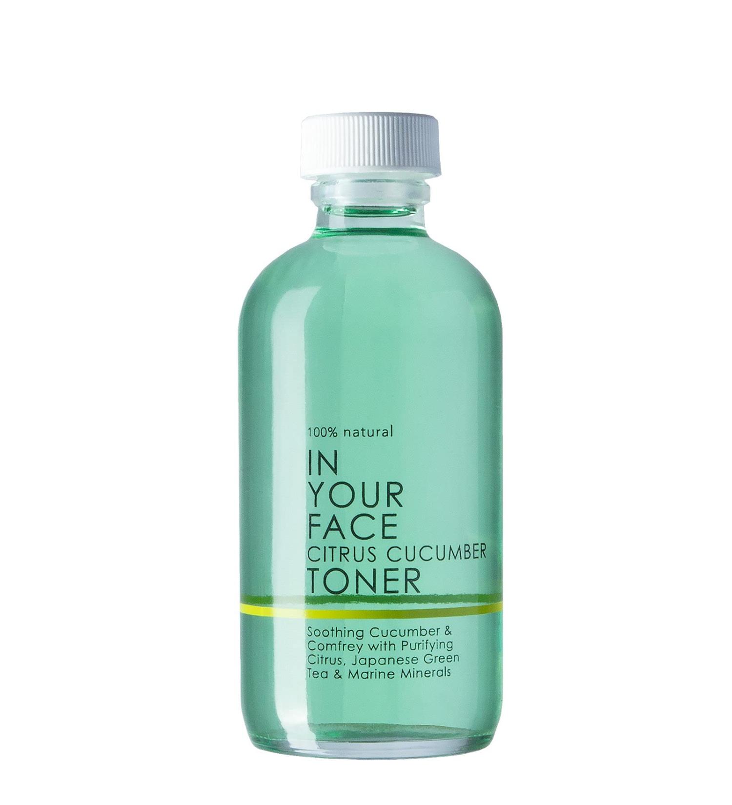 In Your Face Phyto-Biotic Balancing Toner Essence Probiotic Alcohol-Free Hydrating Toner with Cucumber Green Tea & Citrus Soothing Microbiome Essence with Fermented Sea Minerals 2 oz - Buy Online on GoSupps.com