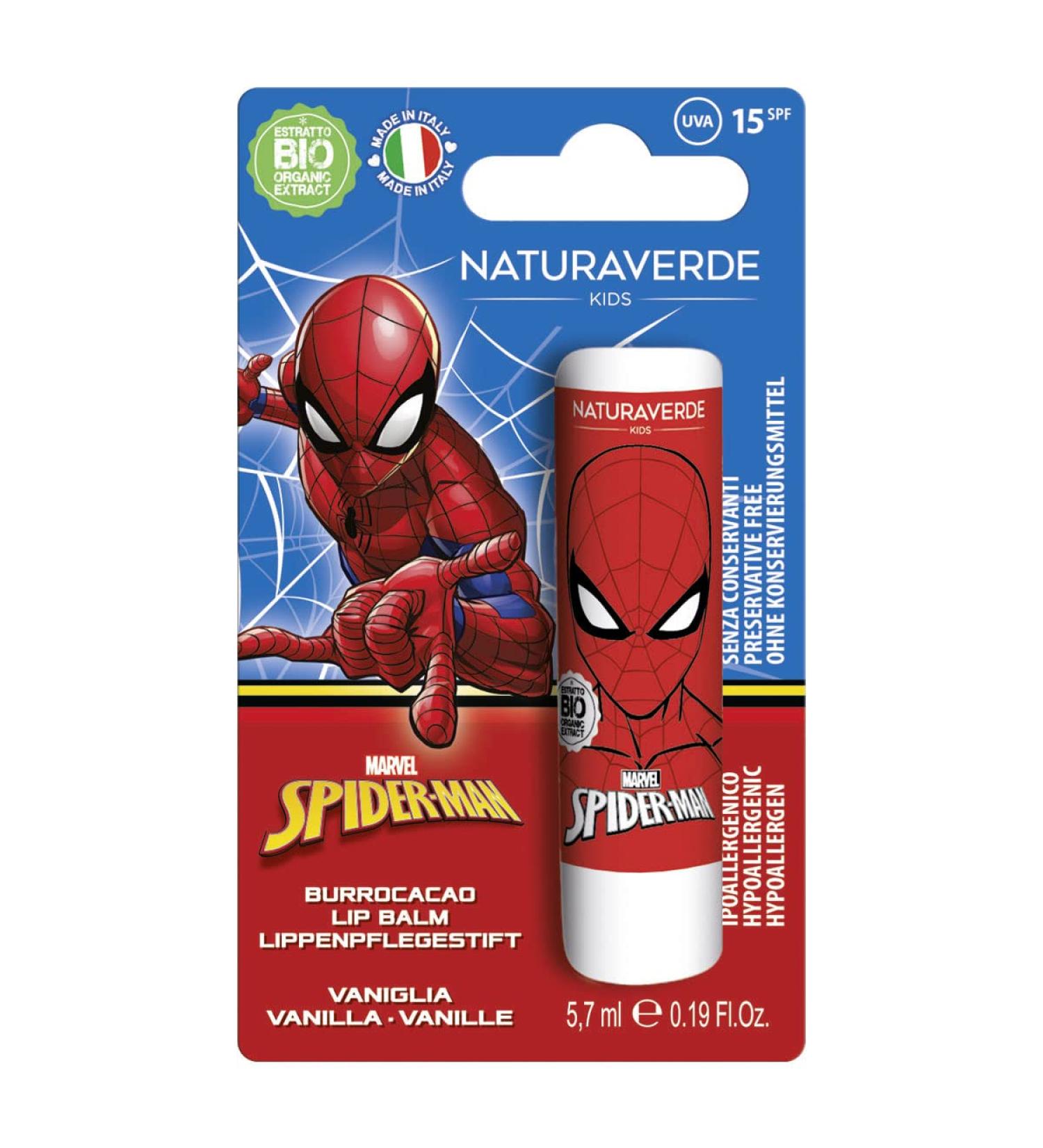 Spider Man Lip Balm Vanilla - Soothing Moisture for Superhero Smiles | International Shipping Available - Buy Online on GoSupps.com