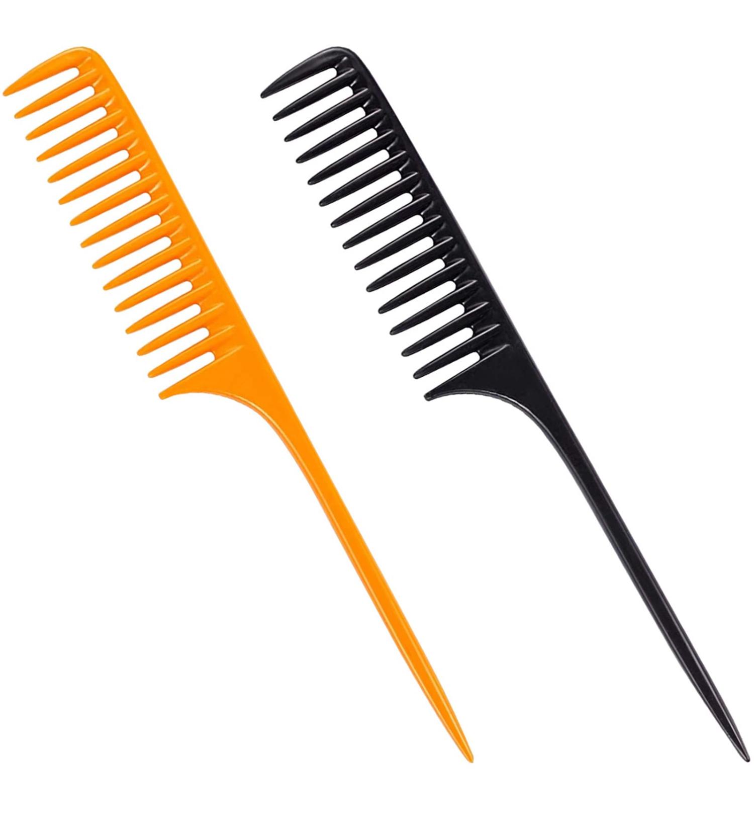 2 Pack Wide Tooth Comb Set for Wet Curly Hair - Detangling & Styling Comb for Men & Women - Anti Static & Heat Resistant - Buy Online on GoSupps.com