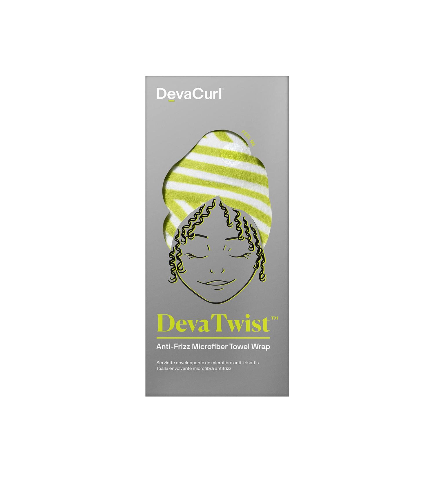 DevaCurl DevaTwist Anti-Frizz Microfiber Towel Wrap - Hands-Free Design - Buy Online on GoSupps.com