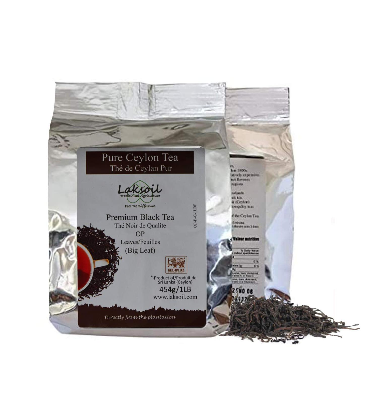 Ceylon Premium OP Black Tea Leaves 1LB/454g