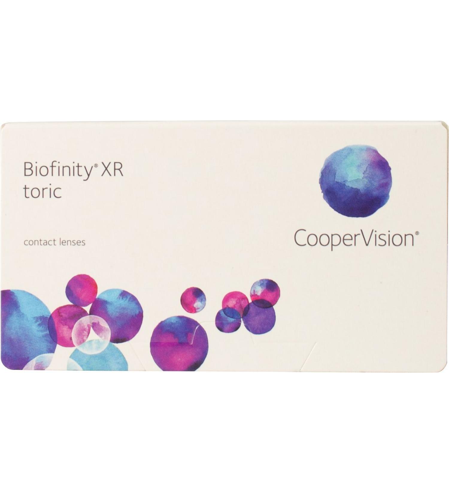 Biofinity XR toric toric monthly soft lenses 6 pieces from CooperVision (extended parameter range)