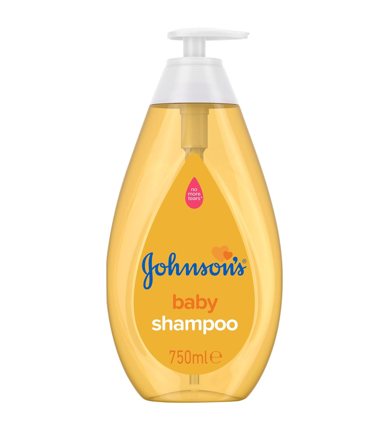 Johnson's Baby Shampoo Yellow 750 ml - Gentle Hair Care for Babies - Buy Online on GoSupps.com
