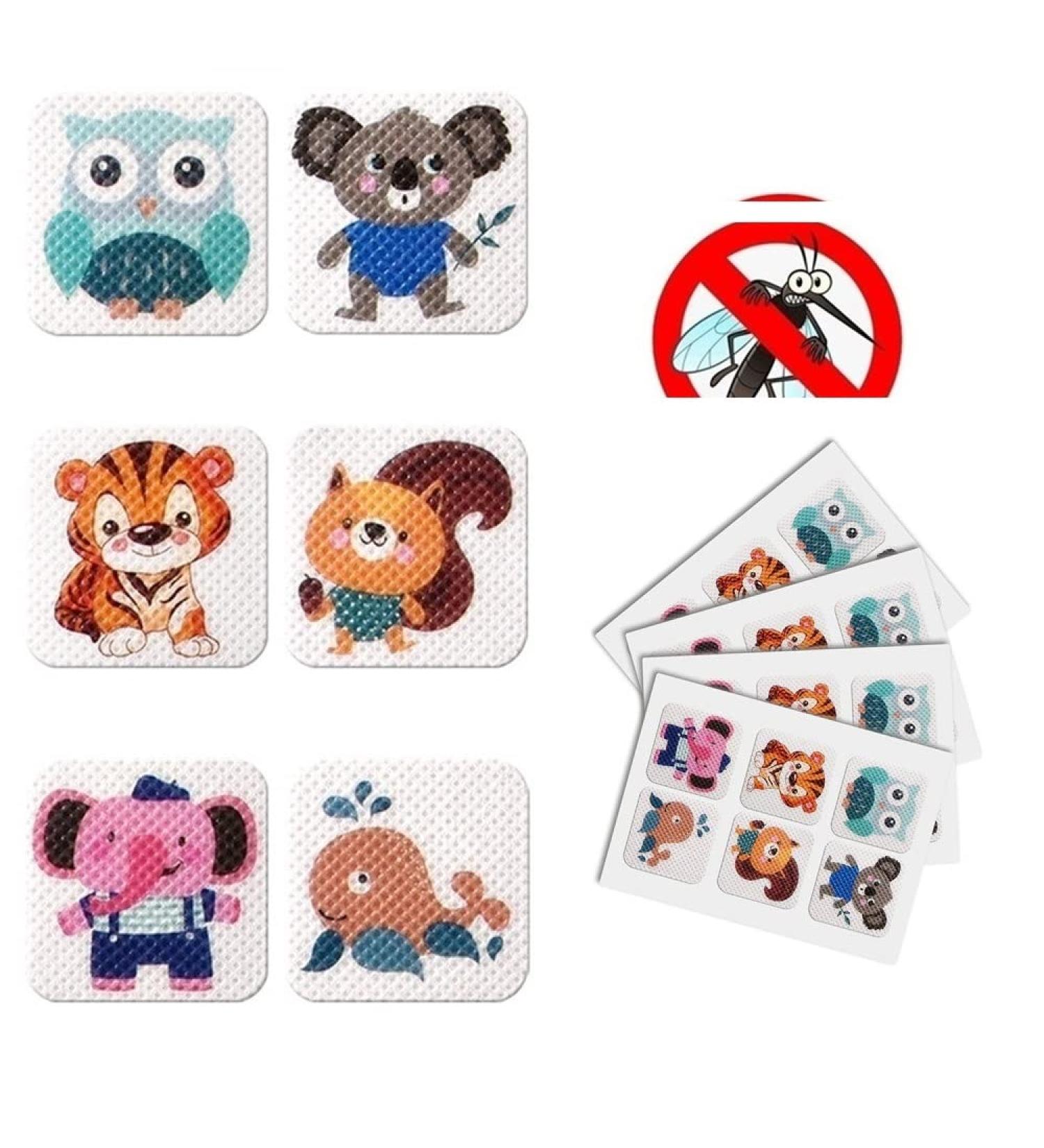 240 Pack Mosquito Repellent Patch Stickers | Up to 24 Hour Protection for Kids & Adults | Animal Resealable Design - Buy Online on GoSupps.com