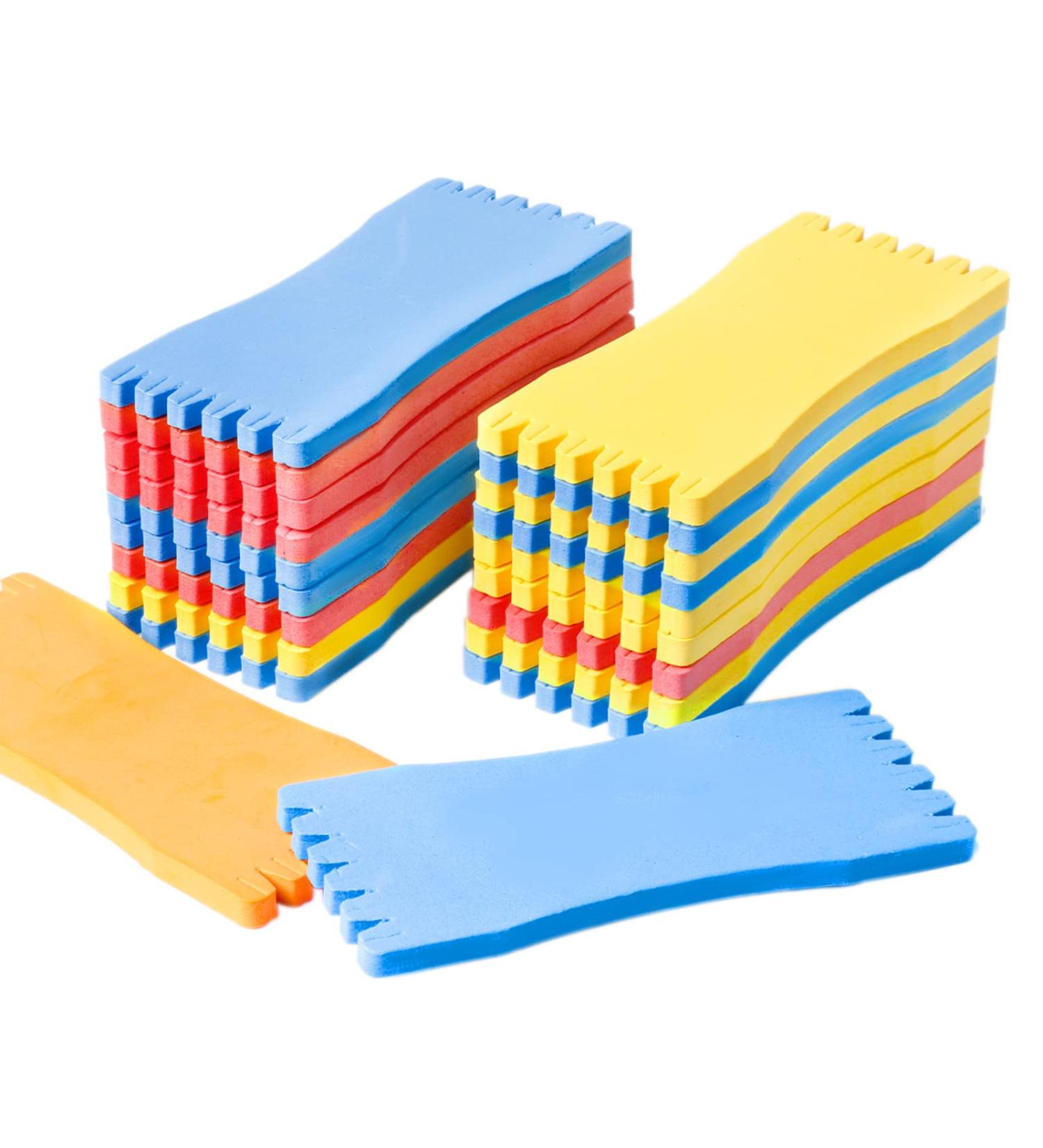 Maotrade 20 Pcs Winding Fishing Cord Foam Plate 6x14 cm - Pre-Winder Wire Fishing Board Accessories (Random Color) - Buy Online on GoSupps.com