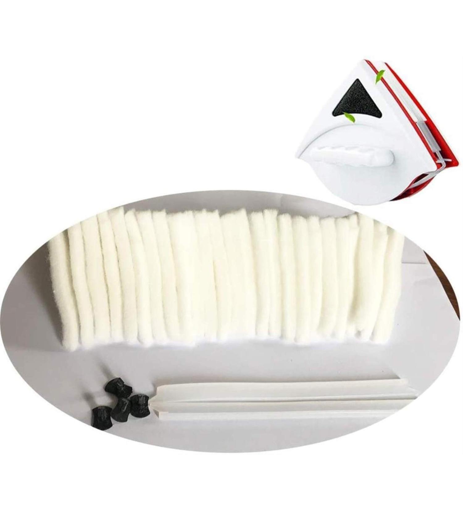 CTCOIJRN Double-Sided Glass Cleaning Brush Window Cleaner Magnetic Household Cleaning Tools for 15-24mm Thickness Glass Wiper