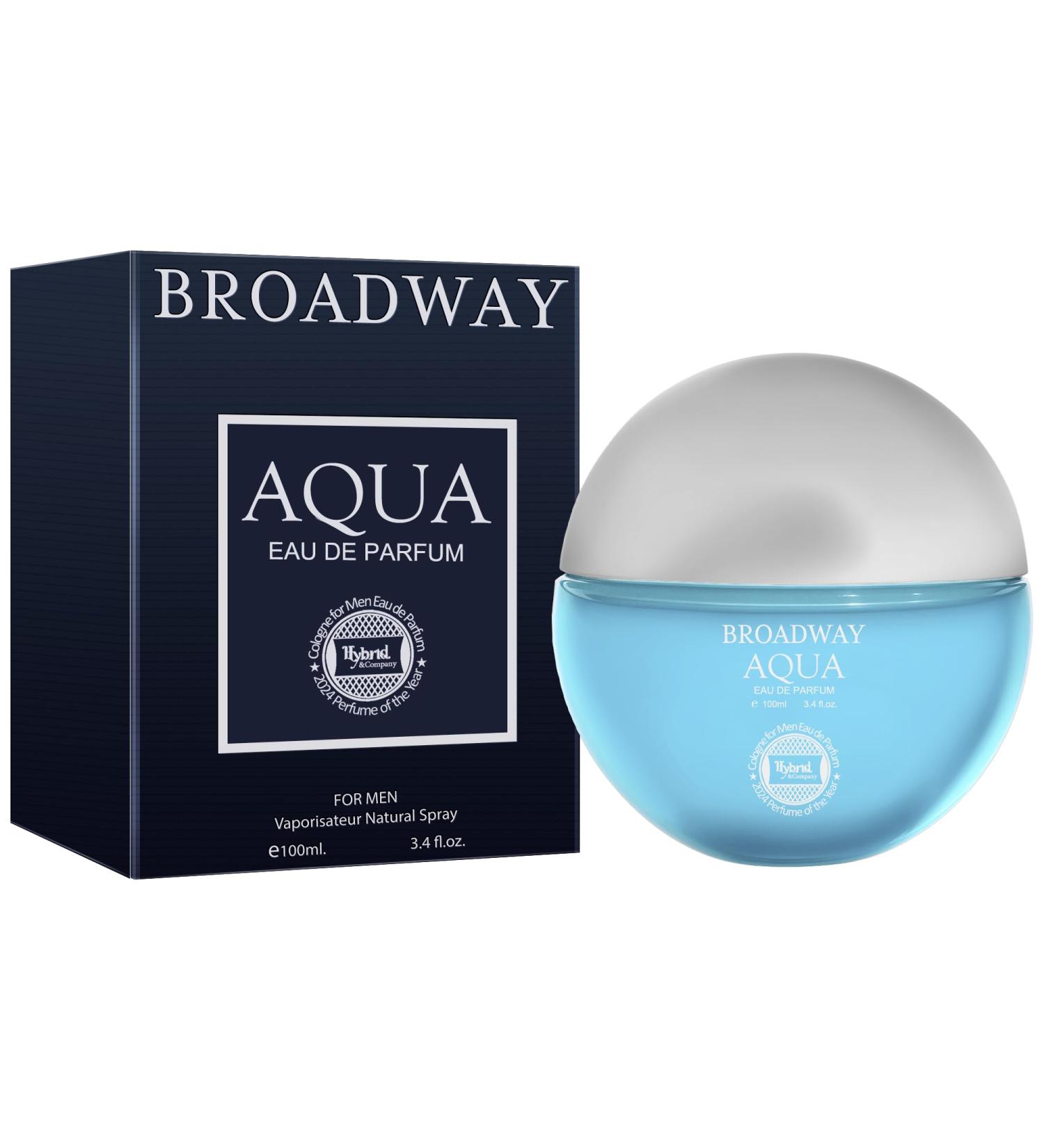 Hybrid & Company Broadway Aqua For Men Eau De Parfum Vaporisateur Natural Spray 3.4 Fl Oz Broadway Aqua 3.4 Fl Oz (Pack of 1) - Buy Online on GoSupps.com