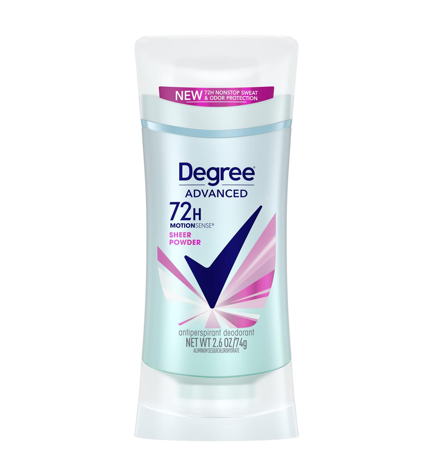 Degree MotionSense Sheer Powder Antiperspirant Deodorant 2.6 oz - Buy Online on GoSupps.com