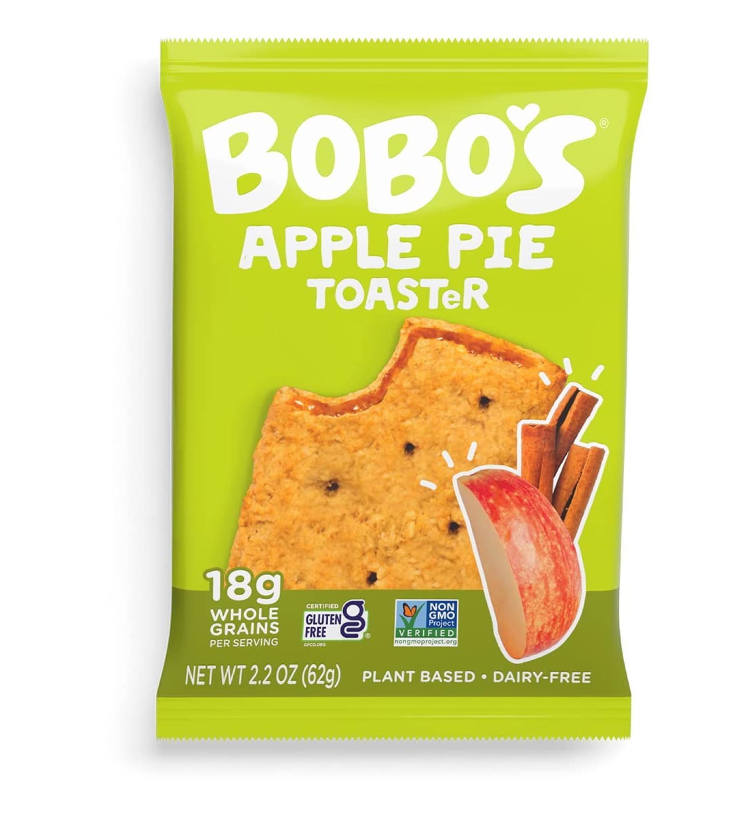 Bobo's TOASTeR Pastry  Apple Pie  2.5 oz Pastry (12 Pack)  Gluten Free Whole Grain Breakfast Toaster Pastries - Buy Online on GoSupps.com