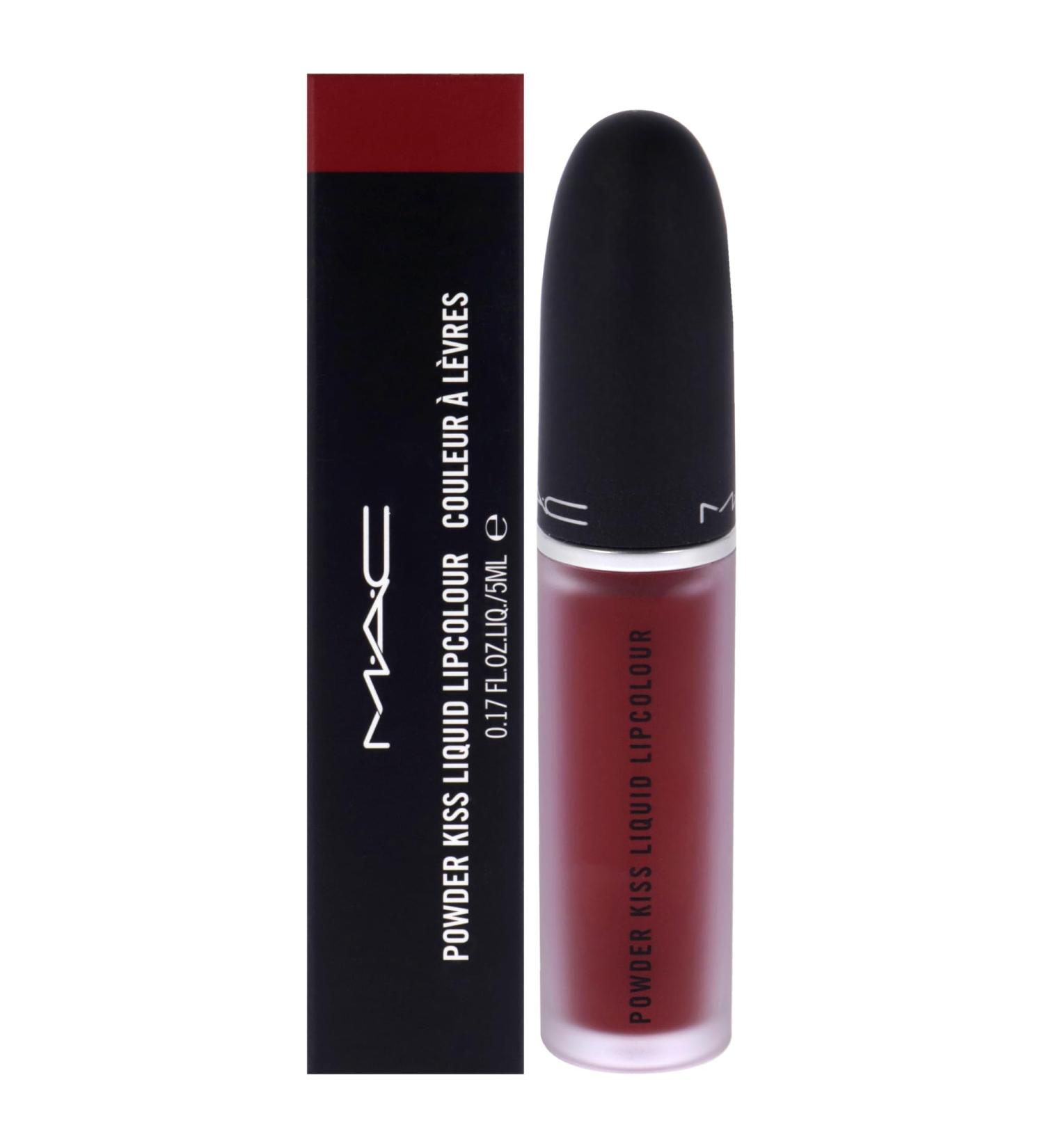 Buy Powder Kiss Liquid Lipcolor - 975 Ruby Boo by MAC for Women - Long-lasting Lipstick 0.17 oz - International Shipping Available - Buy Online on GoSupps.com
