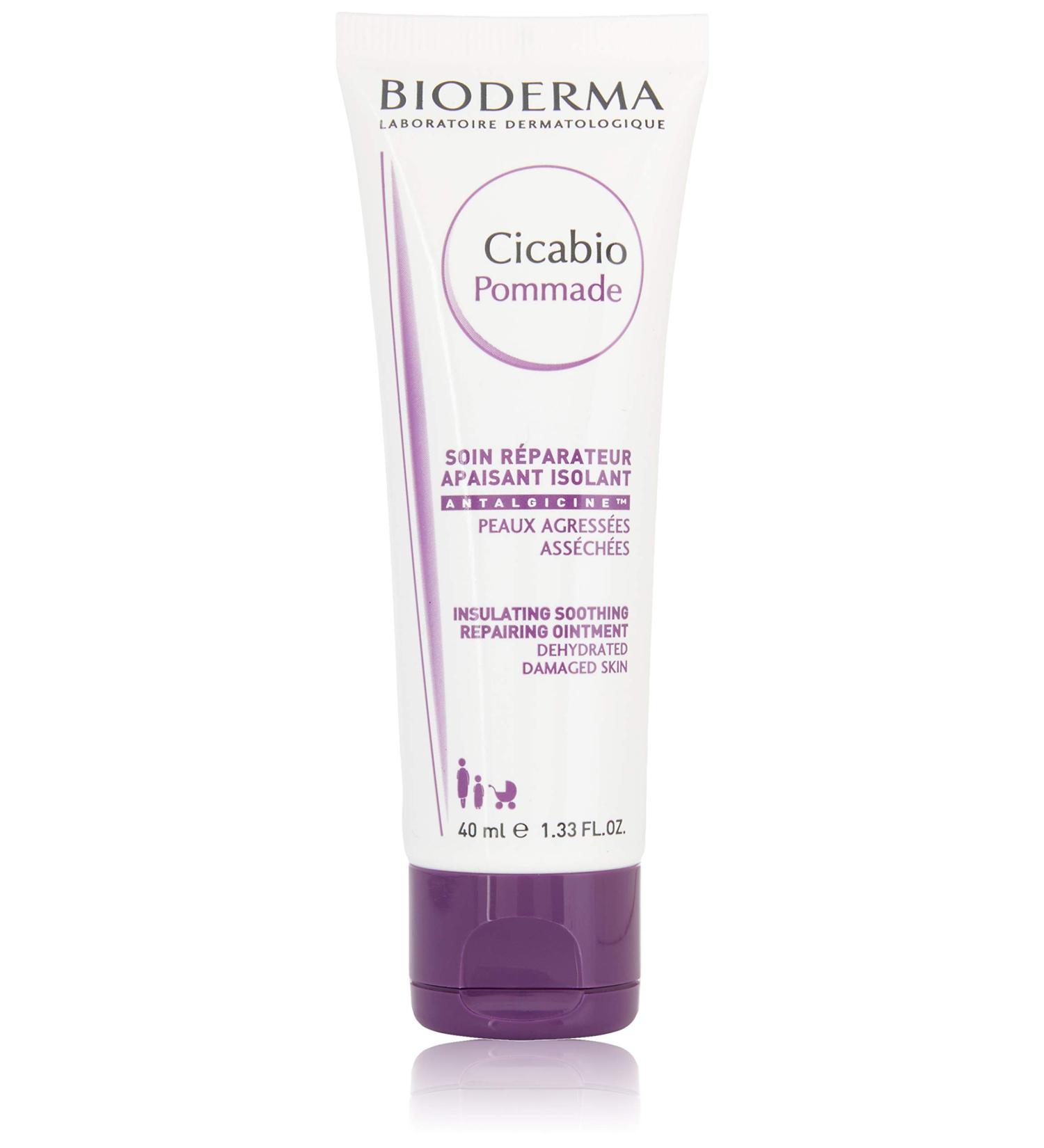 Bioderma Cicabio Pommade 40ml - Soothing Skin Repair Cream - 1 Pack for All Skin Types | International Shipping Available - Buy Online on GoSupps.com