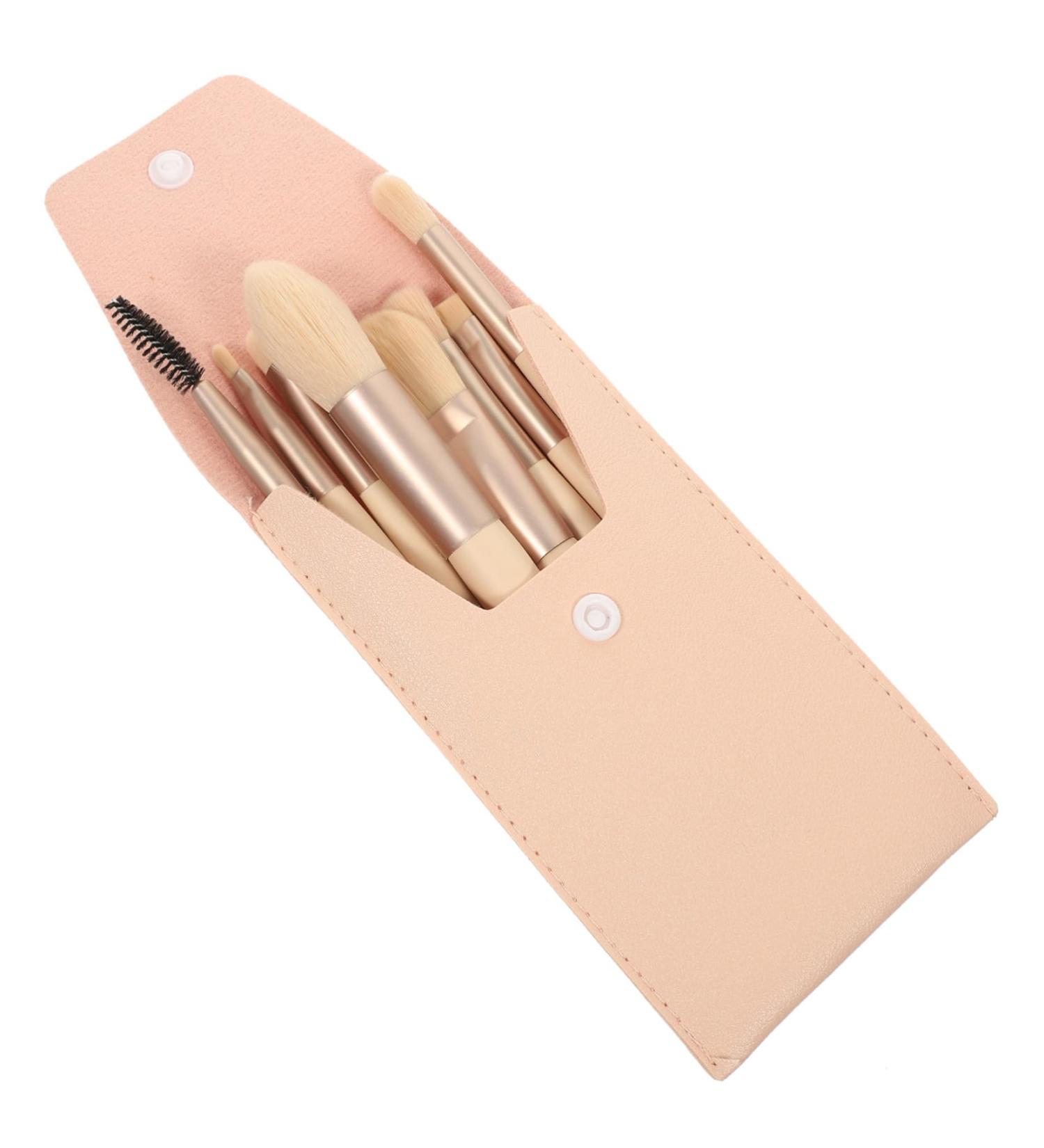 FRCOLOR 2 Sets Travel Makeup Blush Brush Highlights Hair Dye Kit Women Makeup Supplies Girls Eyeshadow Brush Face Beauty Tools Brush for Makeup Cosmetic Wood Miss Makeup Tools - Buy Online on GoSupps.com