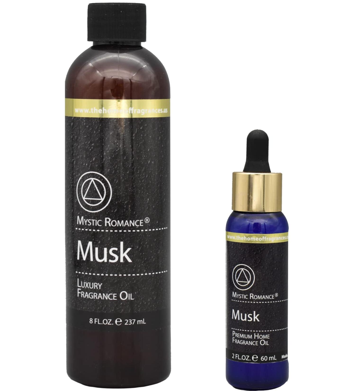 The Home of Fragrances - Set of 2 Bottles of Fragrance Oils - 2oz & 8oz (Musk)