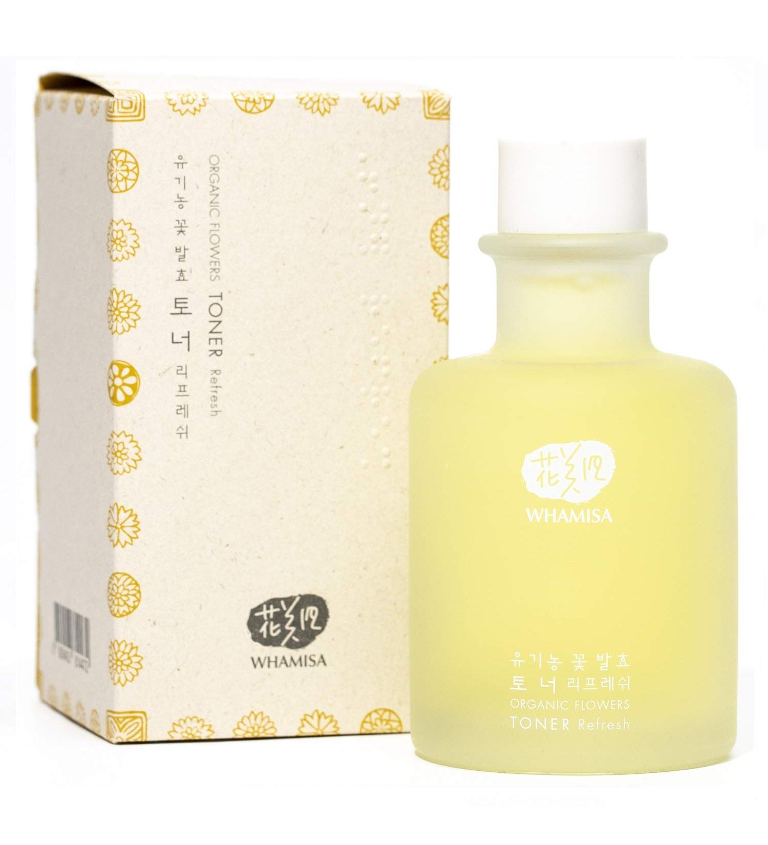 Whamisa Organic Flowers Toner Refresh From Natural Fermented K-Beauty - Buy Online on GoSupps.com