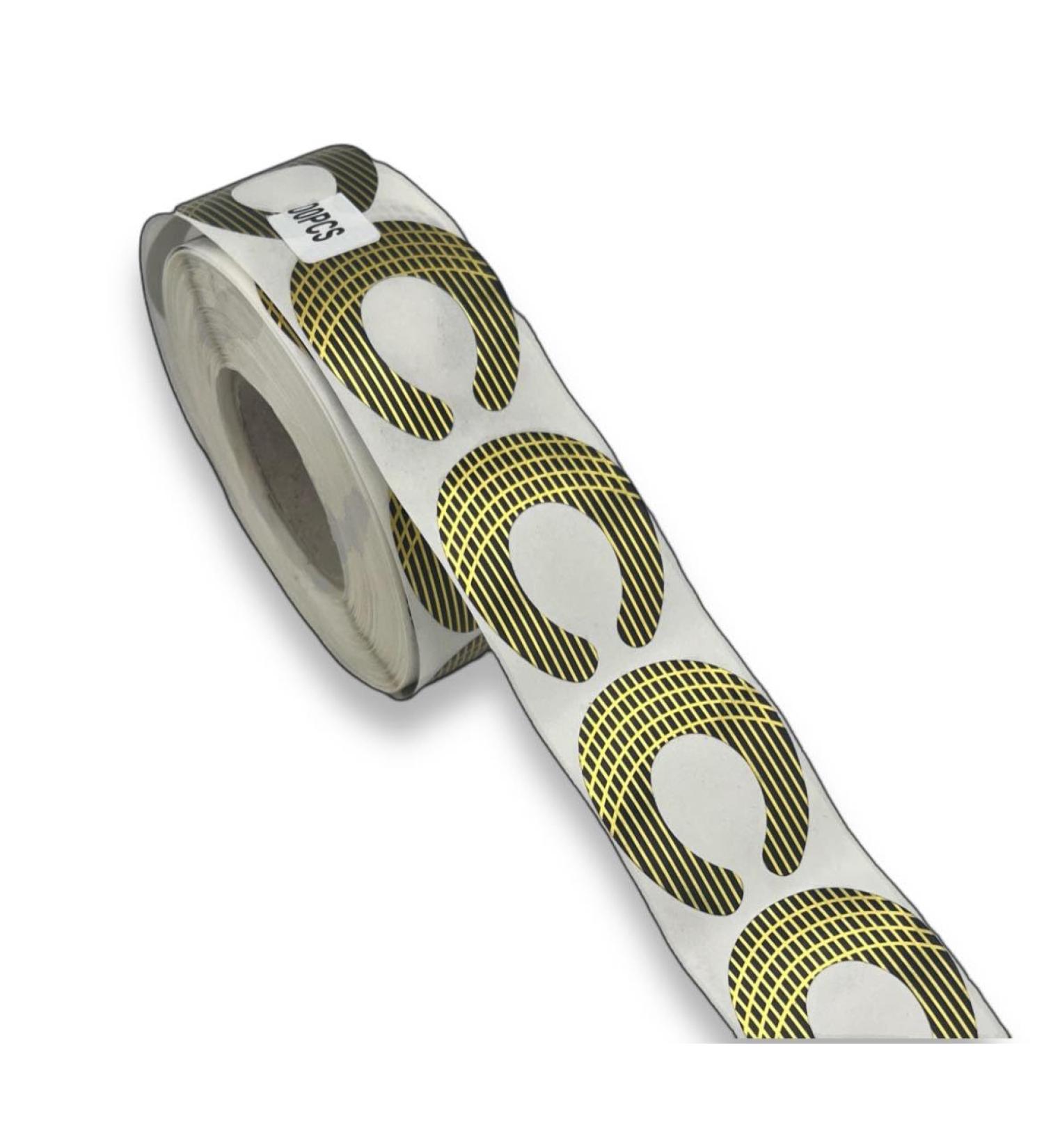 500 Modelling Stencils Gold Horseshoe Shape Wide MS-12